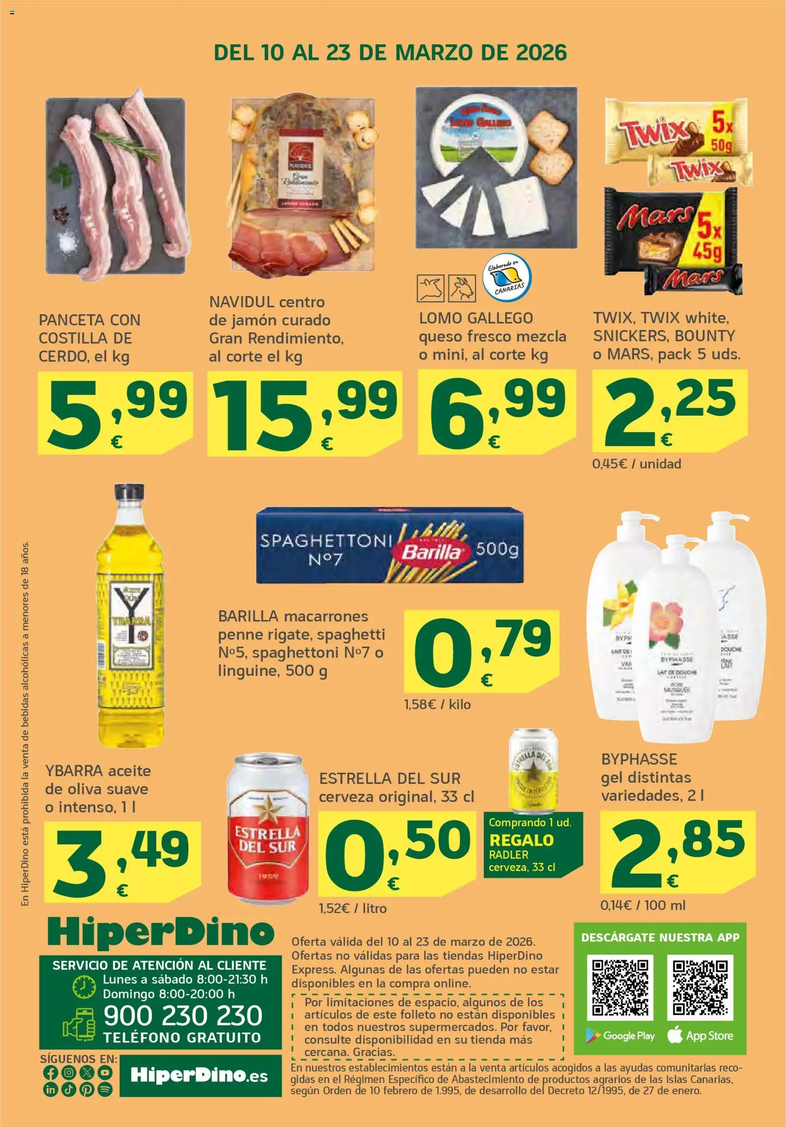 HiperDino folleto │ válido desde el 10.03.2026 | Página: 40 | Productos: Queso, Ηλεκτρικός φούρνος, Aceite, Jamón