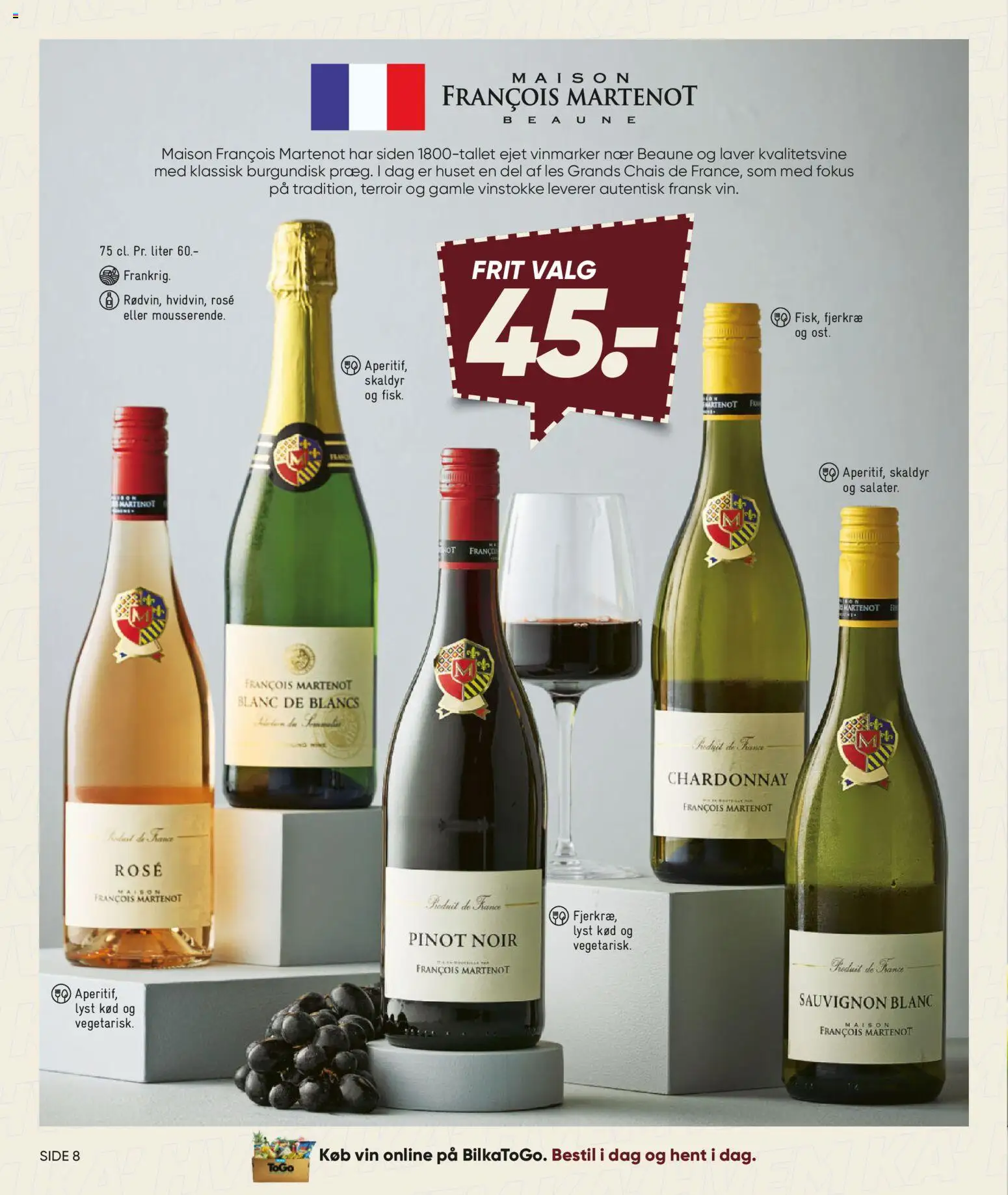 Bilka tilbudsavis – gyldig fra 30/10/2026 | Side: 8 | Produkter: Vin, Søm