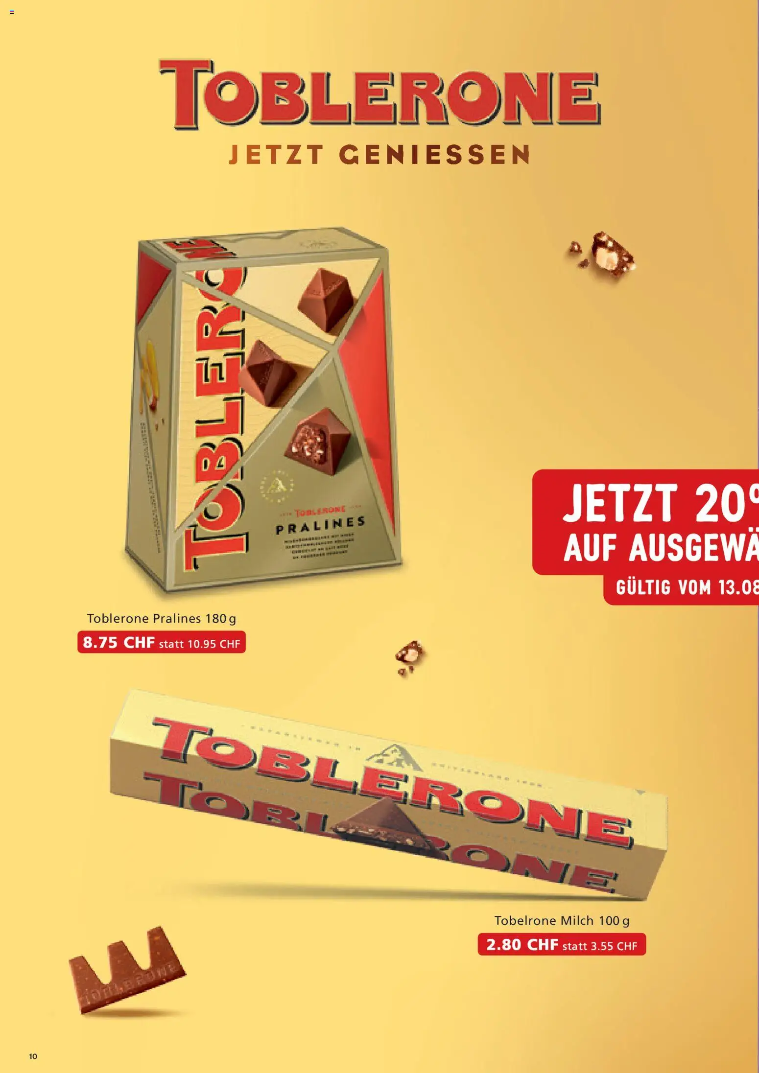 SPAR aktionen – gültig ab 20.08.2026 | Seite: 10 | Produkte: Milch