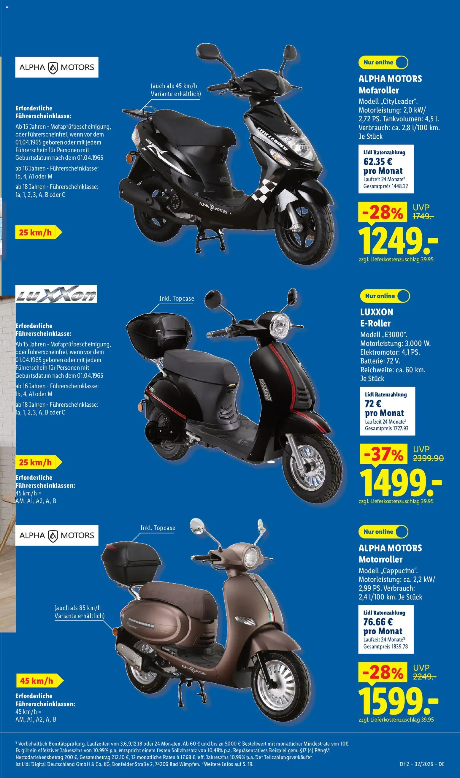 Lidl Angebot der Woche – gültig ab 03.08.2026 | Seite: 3 | Produkte: Batterie, Bad, Scooter