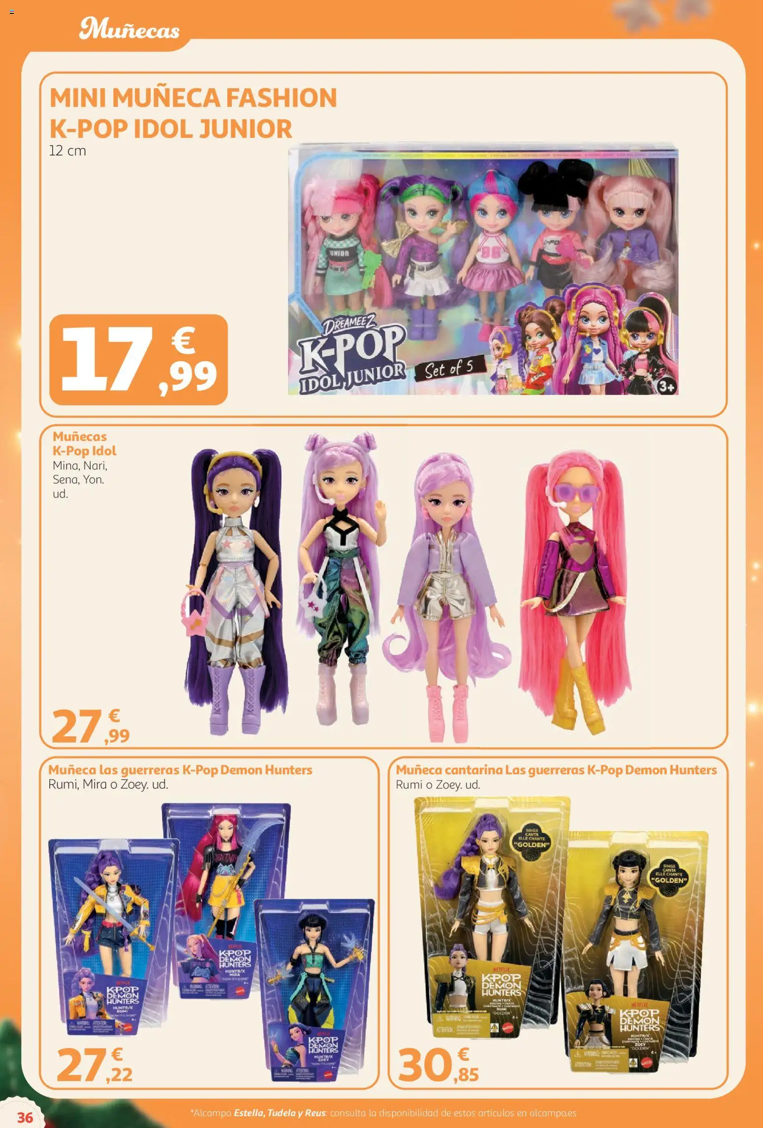 Alcampo Catálogo Juguetes Superstore │ válido desde el 03/11/2026 | Página: 36 | Productos: Muñeca