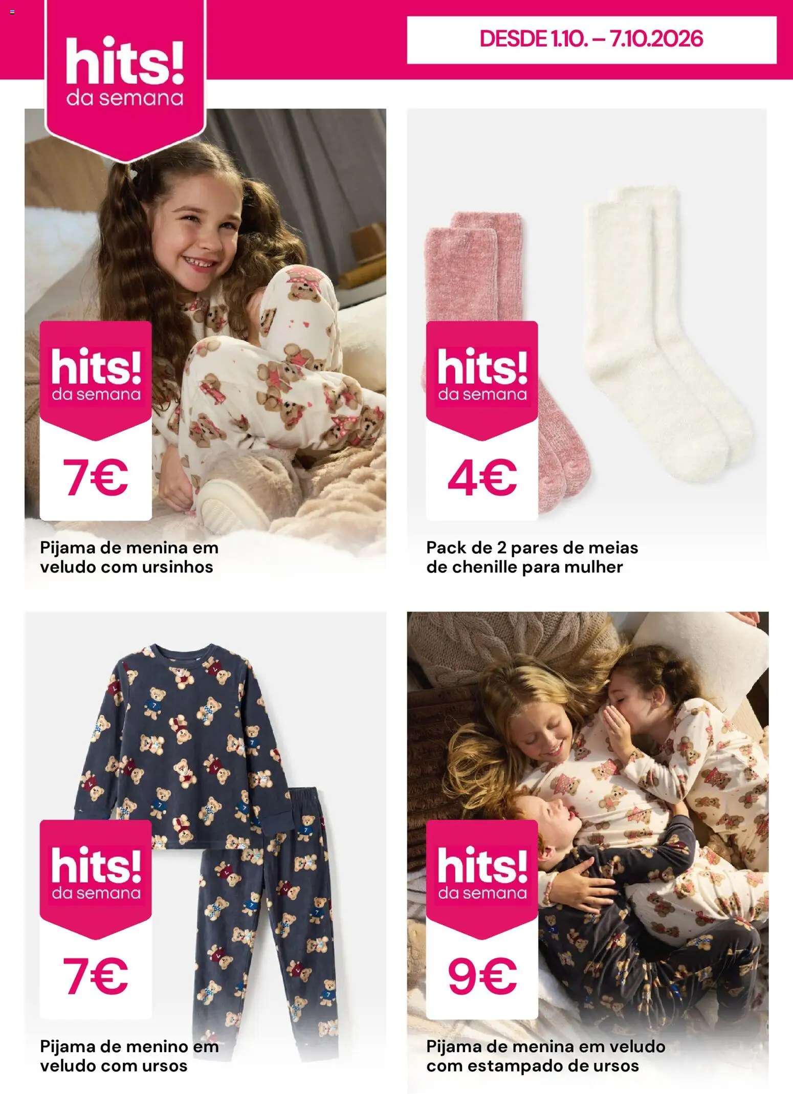 Pepco folheto │ válido de 01/10/2026 | Página: 2 | Produtos: Pijama, Meias