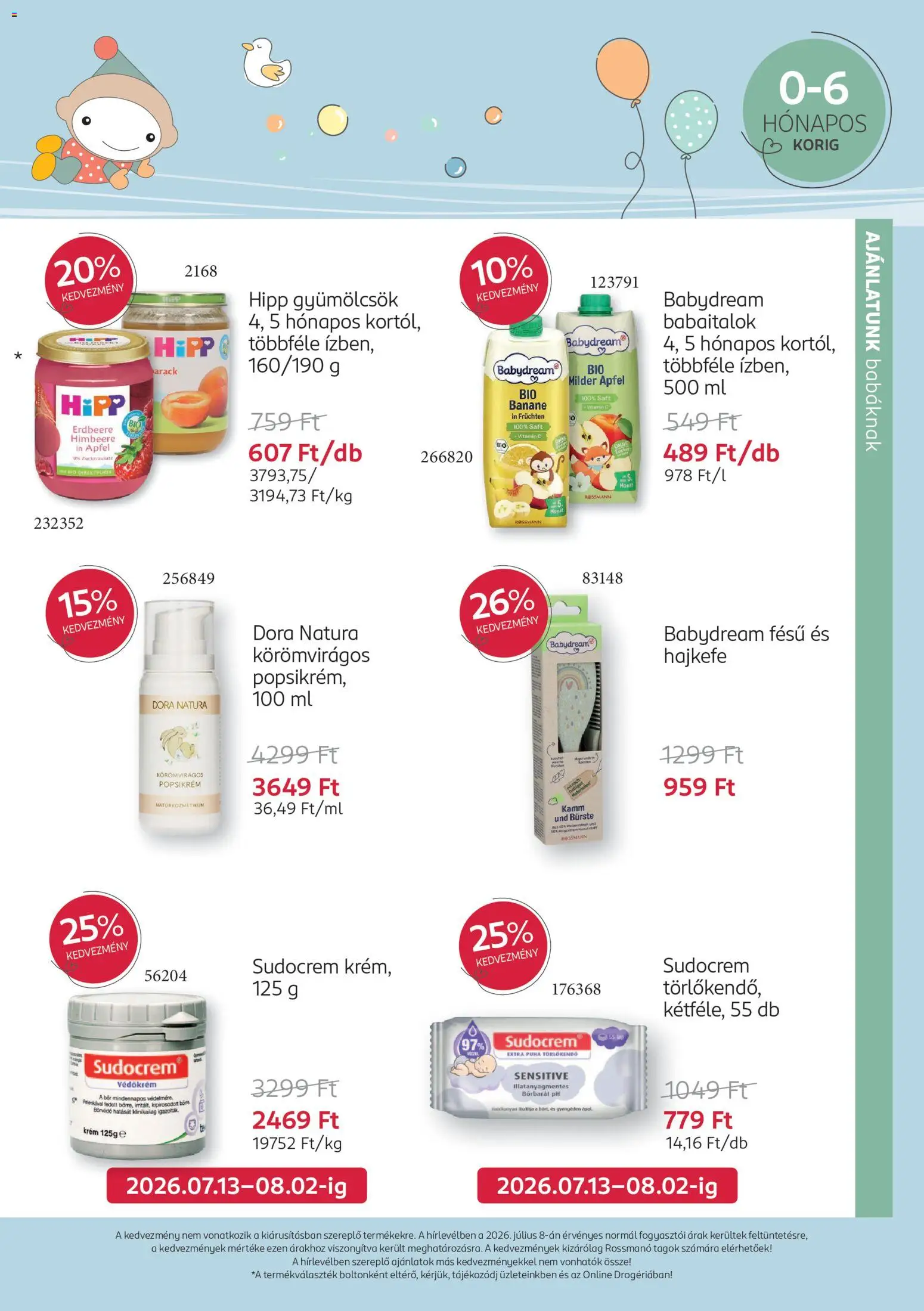 Rossmann akciós ujság - amely érvényes a következő dátumtól: 2026.07.13. | Oldal: 8 | Termékek: Natúrkozmetikum, Vitamin c, Bor
