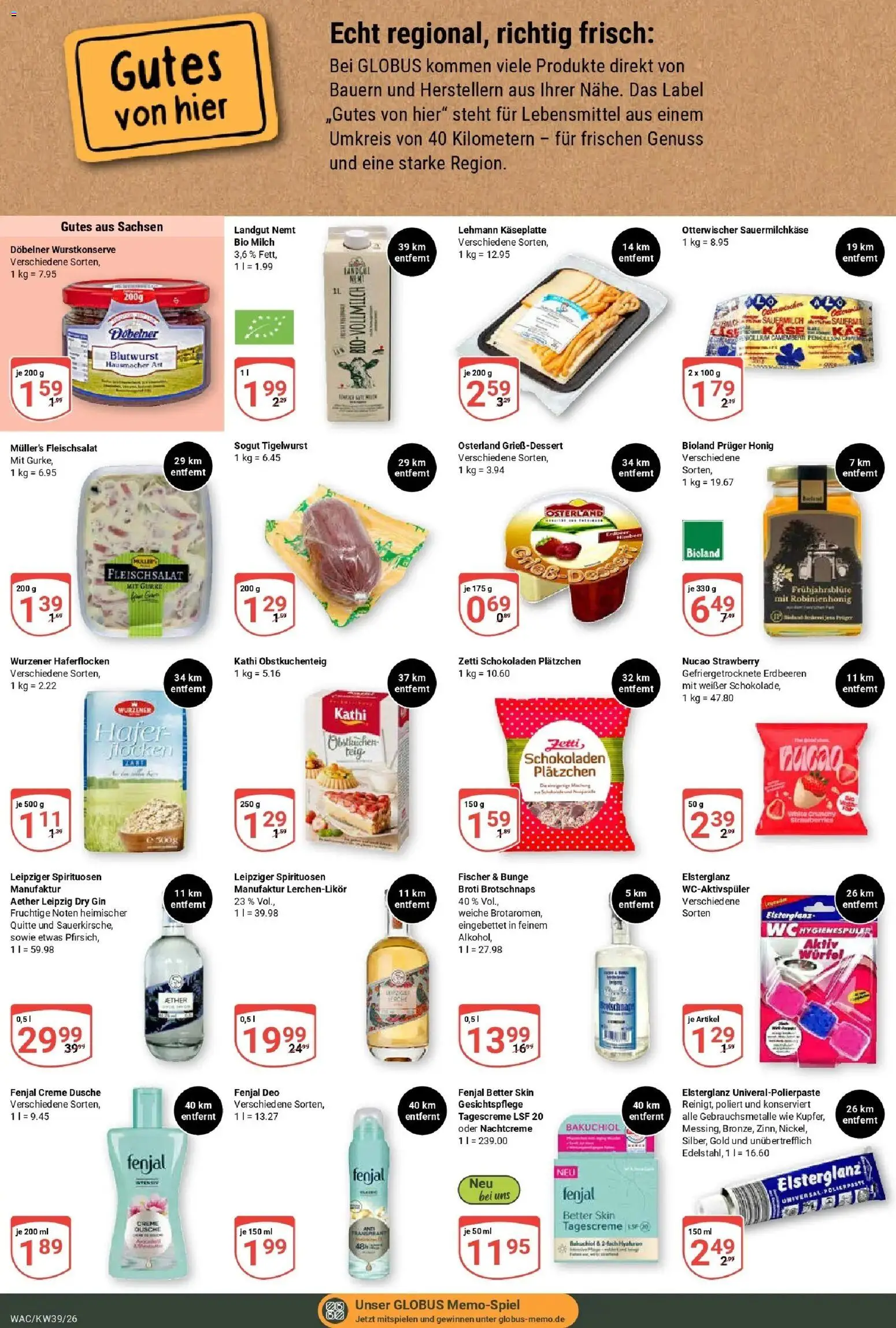 Globus Prospekt Markkleeberg (ab 21.09.2026) » Angebote online | Seite: 16 | Produkte: Milch, Creme, Erdbeeren, Nachtcreme