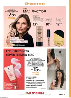 K-Citymarket-mainoslehti voimassa 26/08/2026 alkaen | Sivu: 83 | Tuotteet: Meikki, Peitevoide, Seerumi