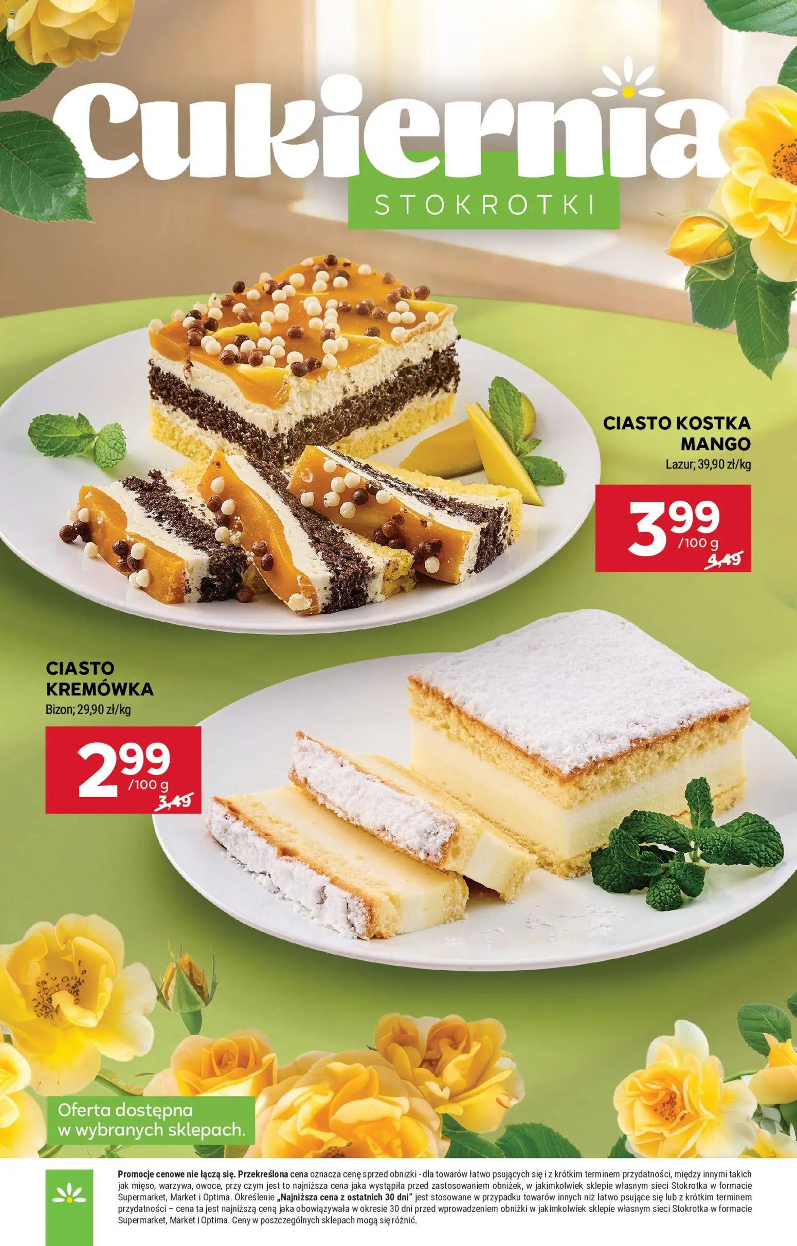Stokrotka gazetka - Market od 09.07.2026 | Strona: 18 | Produkty: Mango, Stokrotka, Ciasto
