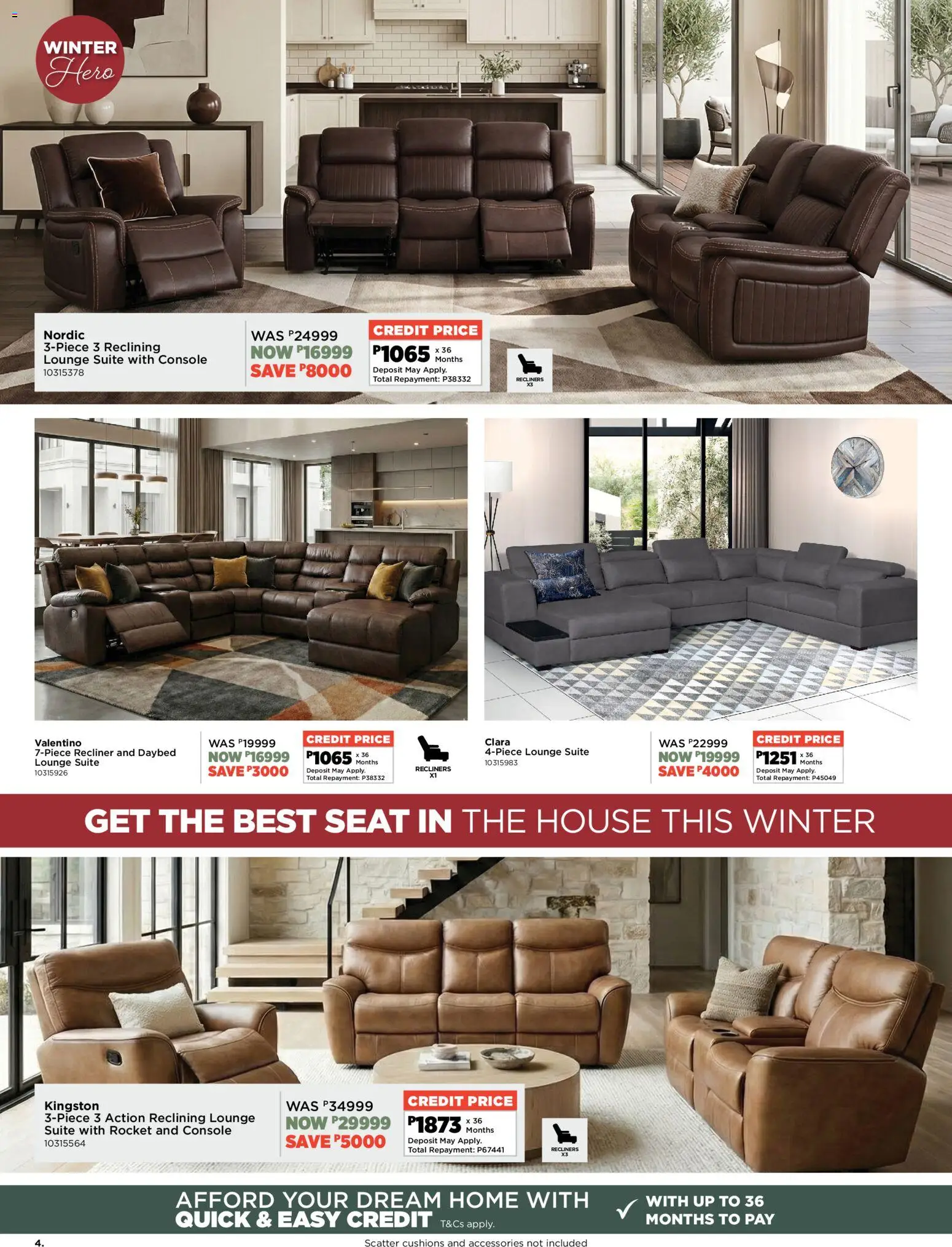 New House and Home catalogue – valid from 15.06.2026 | Page: 4 | Products: Lounge suite