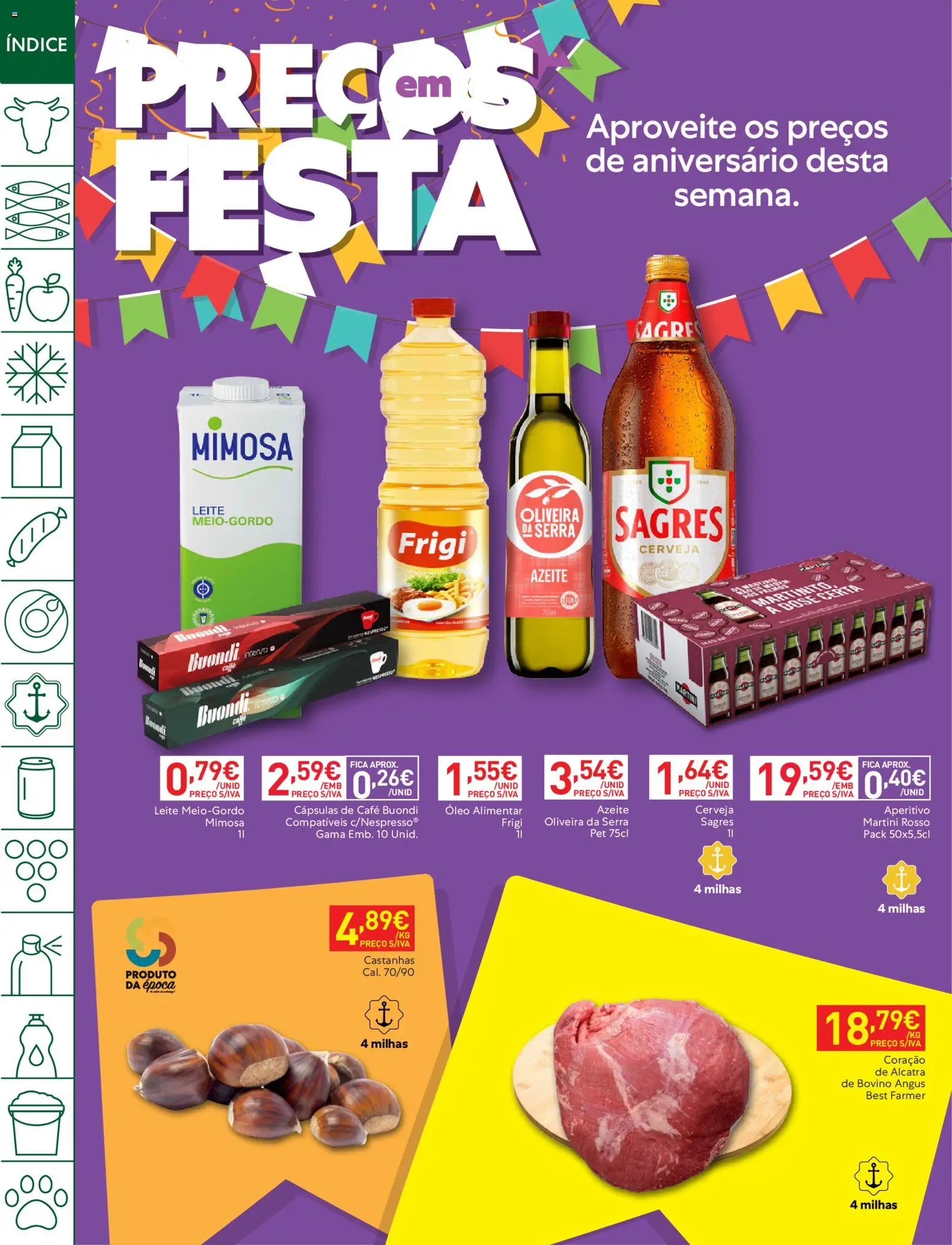 Recheio folheto Madeira │ válido de 27/10/2026 | Página: 2 | Produtos: Óleo alimentar, Azeite, Castanhas, Cerveja