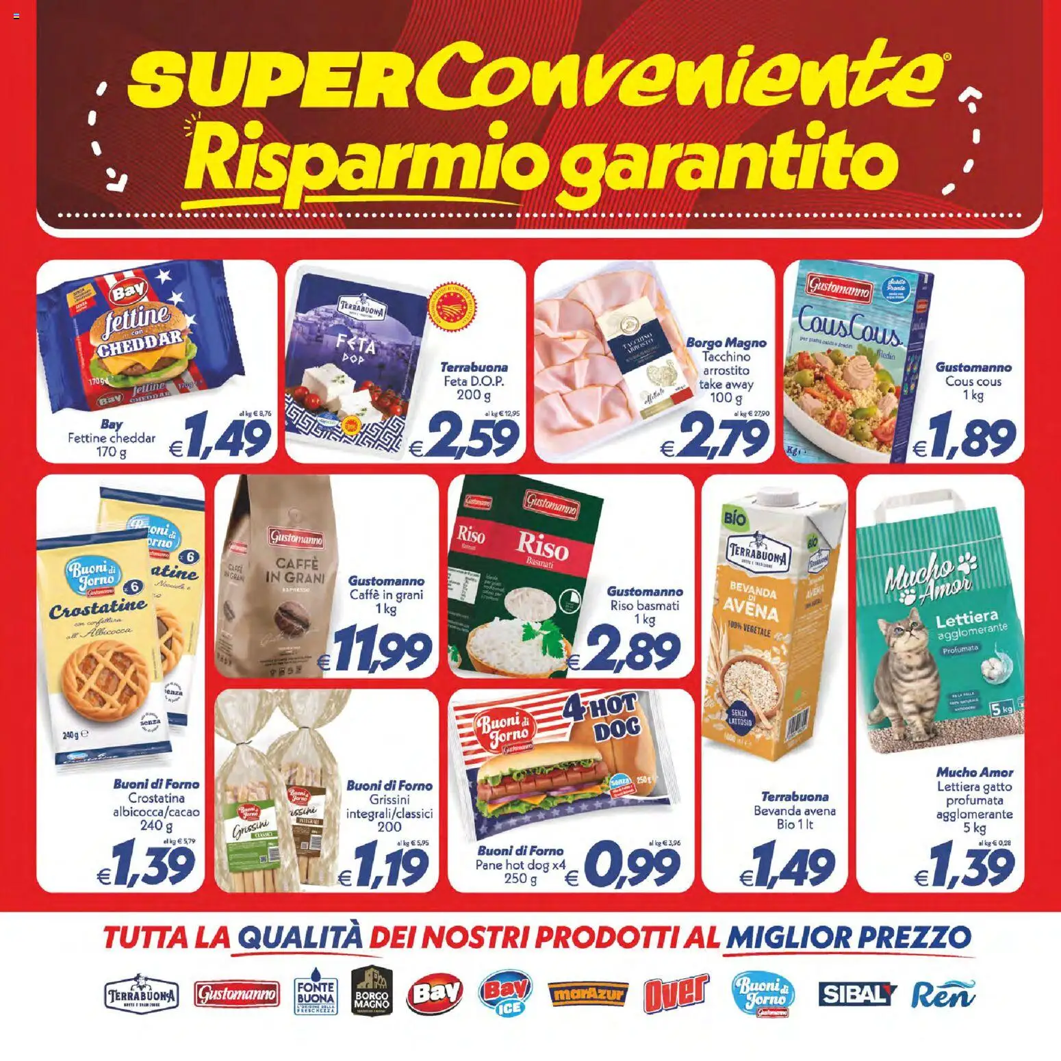 Volantino SuperConveniente del 23/07/2026 | Pagina: 5 | Prodotti: Riso Basmati, Riso, Grissini, Forno