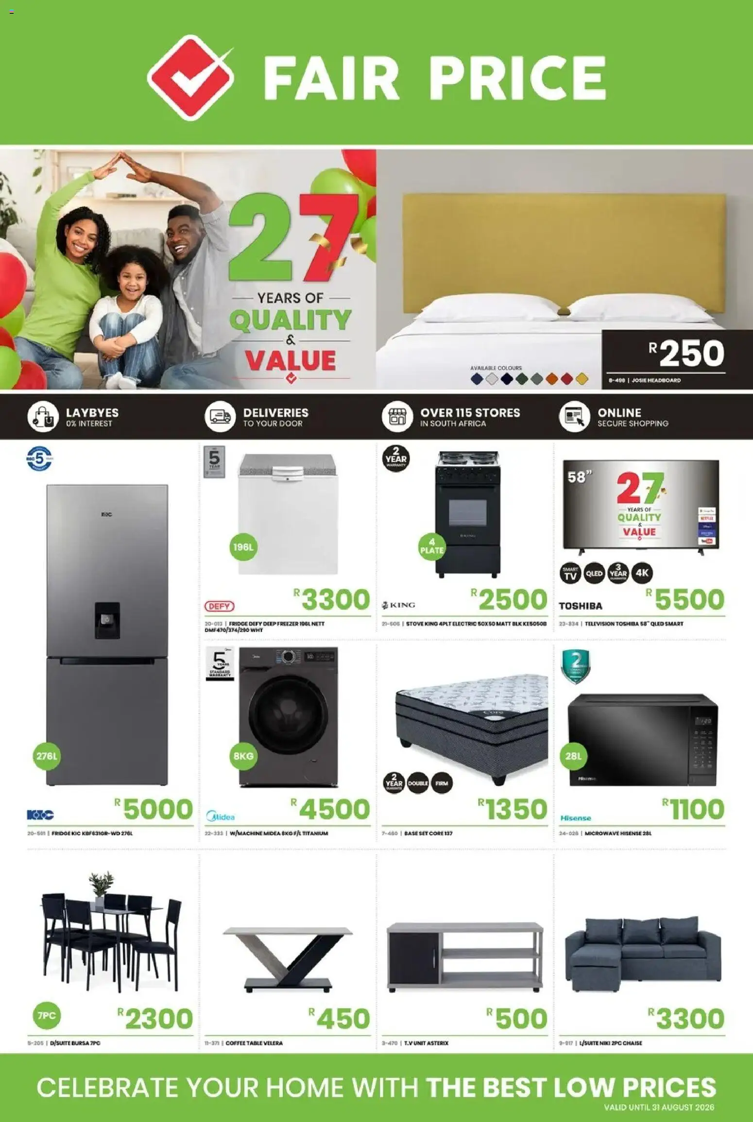 New Fair Price catalogue – valid from 31/07/2026 | Page: 1