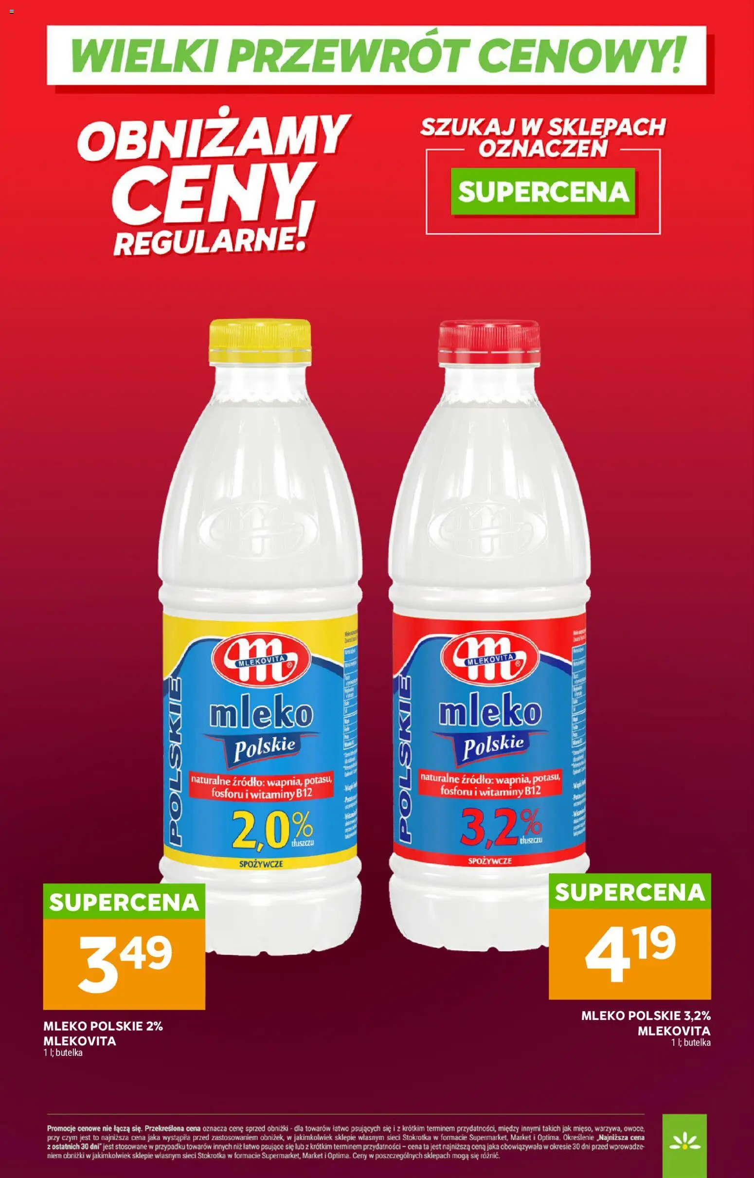 Stokrotka gazetka od 07.05.2026 | Strona: 13 | Produkty: Stokrotka, Mleko, Owoce