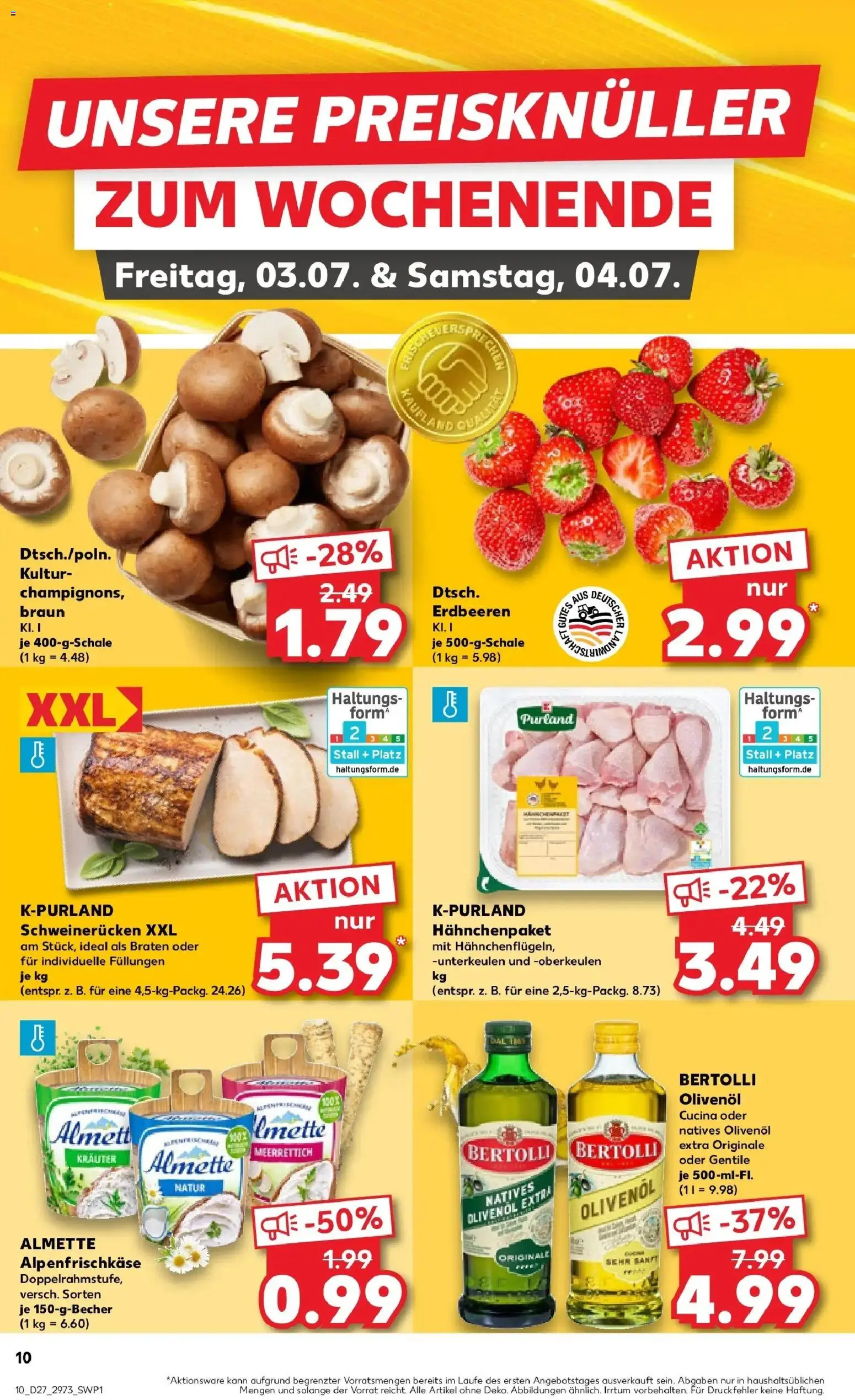 Kaufland Prospekt Frankfurt (Oder) – gültig ab 29.06.2026 | Seite: 21 | Produkte: Almette, Olivenol, Schweinerucken, Erdbeeren