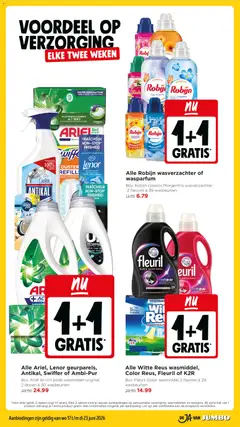 Jumbo folder week 25 - Voorbeeld van een folder van Jumbo, geldig van 17.06.2026 | Pagina: 34 | Producten: Wasverzachter, Pavilon, Parfum, Was