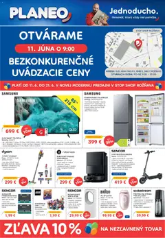 Planeo Elektro leták platný od 11.06.2026