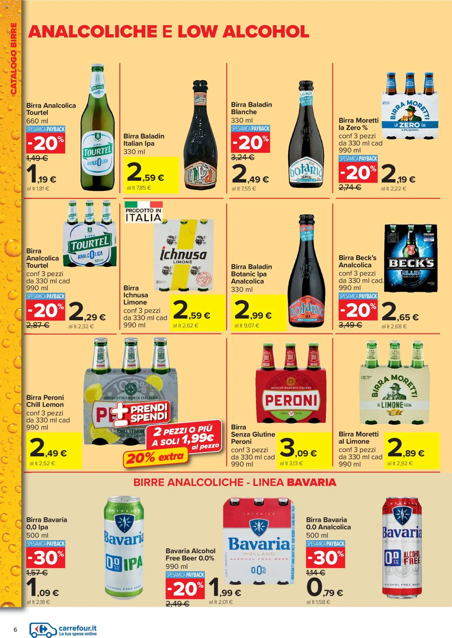 Volantino Carrefour del 03.06.2026 | Pagina: 6 | Prodotti: Birra, Limone, Birra Moretti