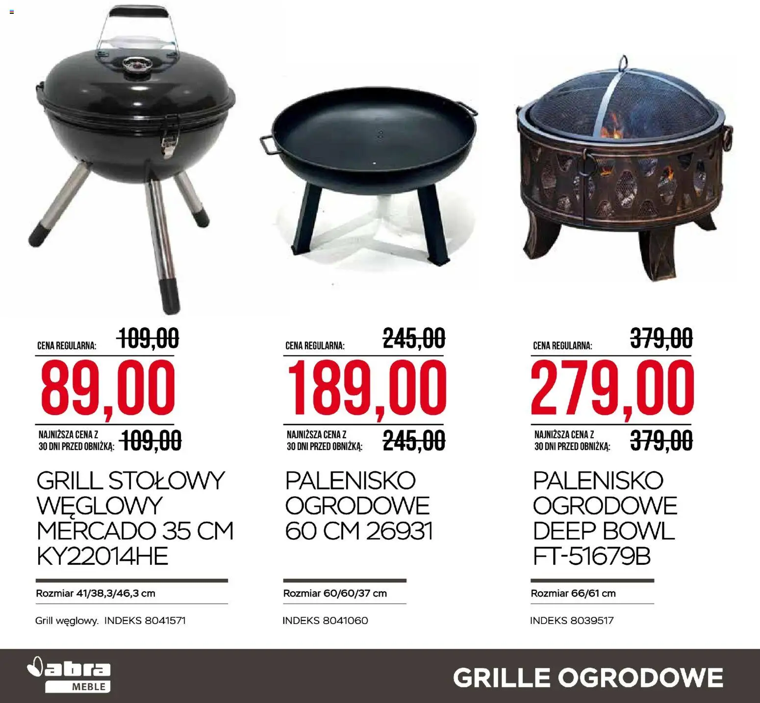 Abra meble gazetka od 27.05.2026 | Strona: 28 | Produkty: Grill