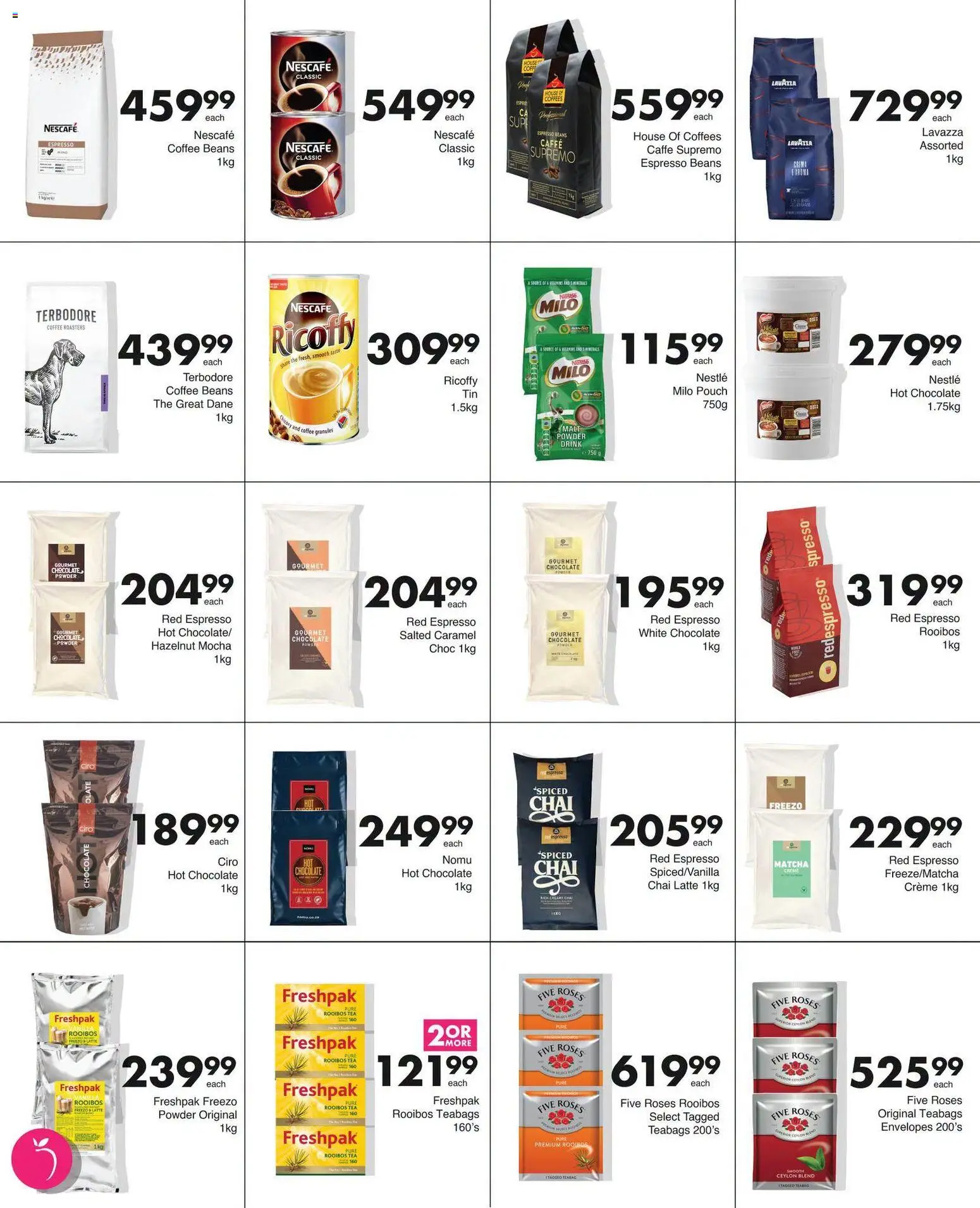 New Save catalogue – valid from 12/10/2026 | Page: 17 | Products: Hot chocolate, Coffee, Powder, Tea