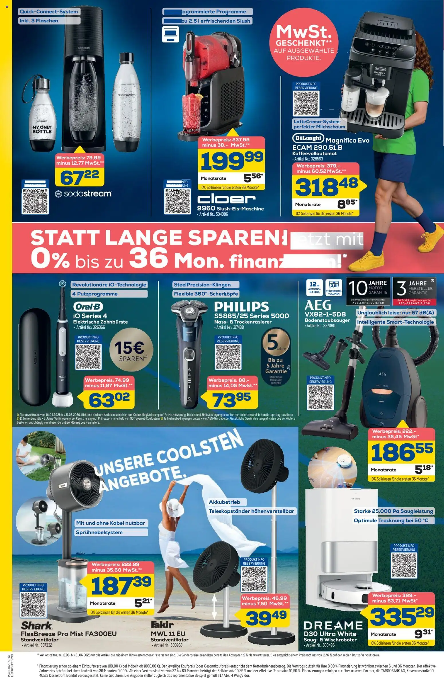 Euronics Prospekt Berlet – gültig ab 11.06.2026 | Seite: 4 | Produkte: Philips, Elektrische zahnbürste, Zahnbürste, Kaffeevollautomat