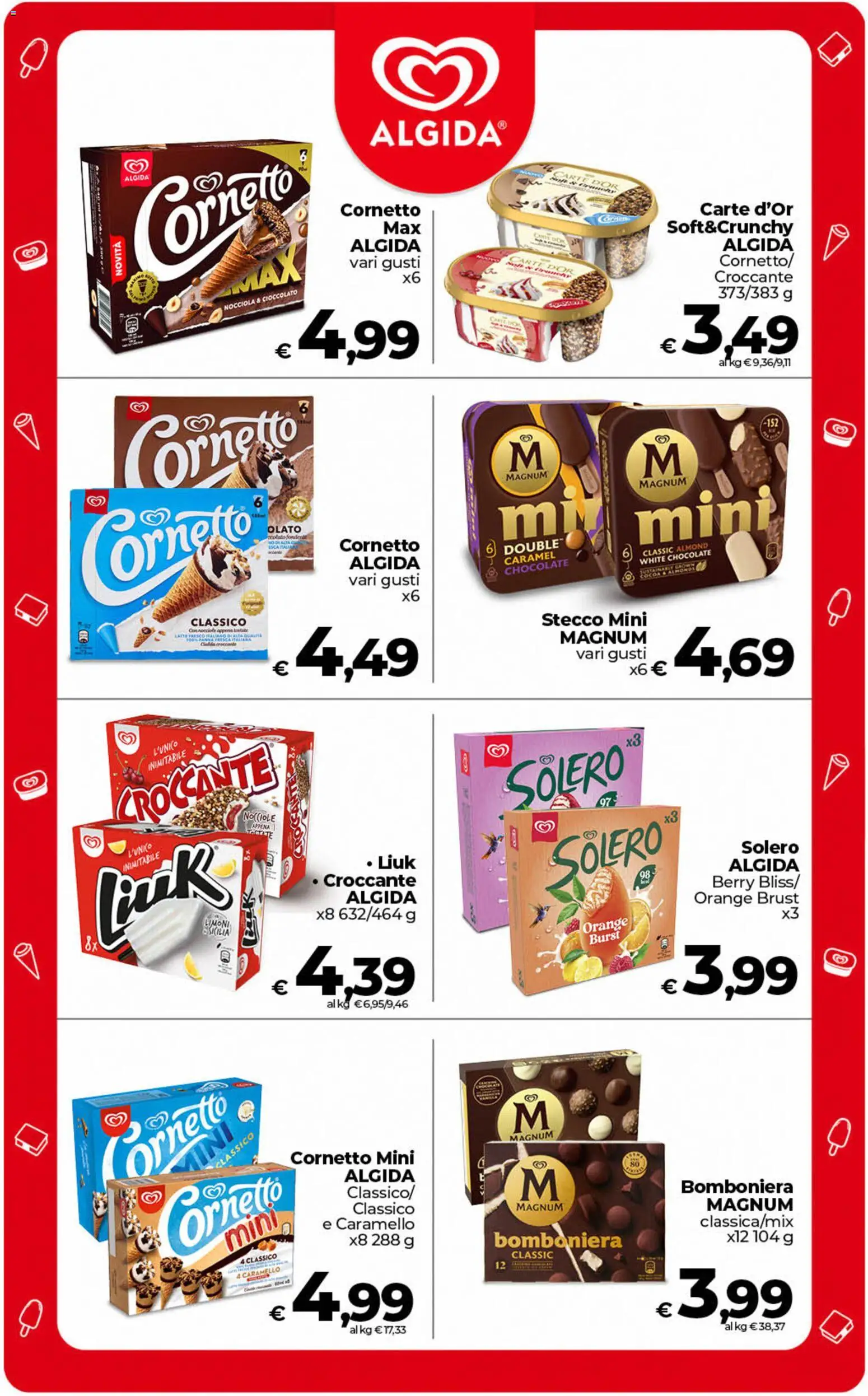Volantino COOP del 21/08/2026 | Pagina: 25 | Prodotti: Cioccolato, Cornetto, Latte, Nocciole