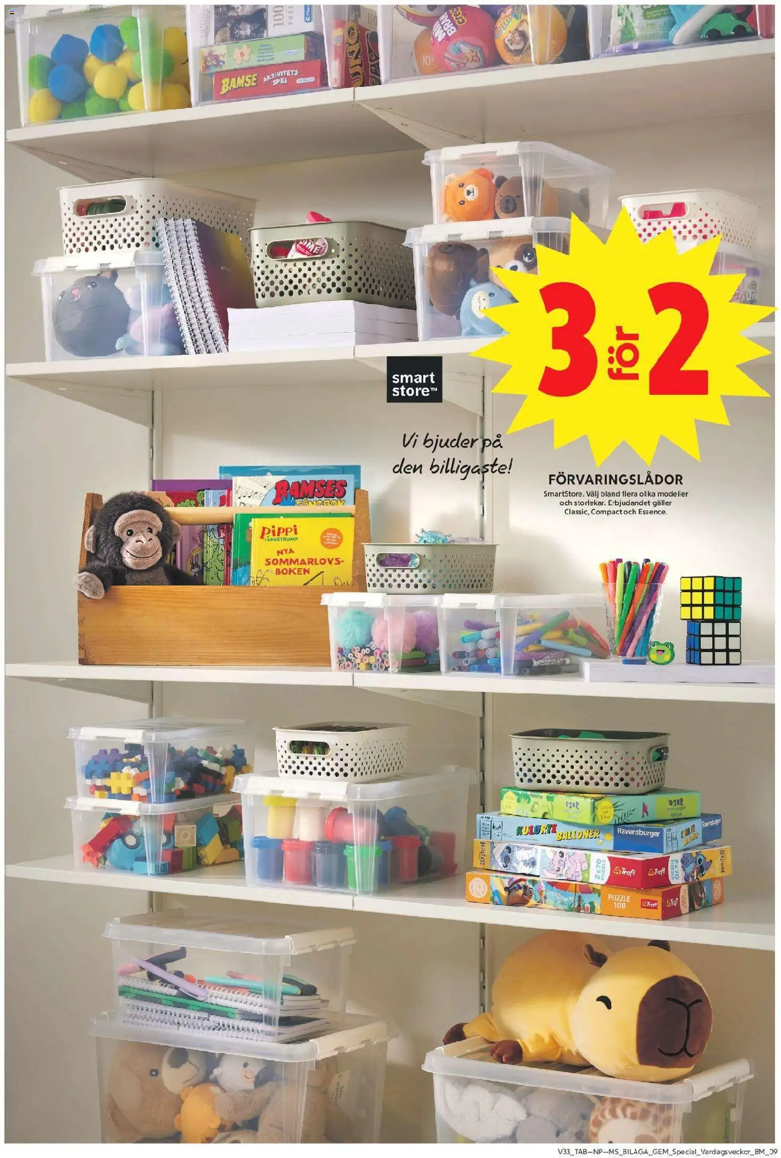 ICA Maxi reklamblad aktuell från 10/08/2026 | Sida: 24 | Produkter: Förvaringslådor, Galler, Spel