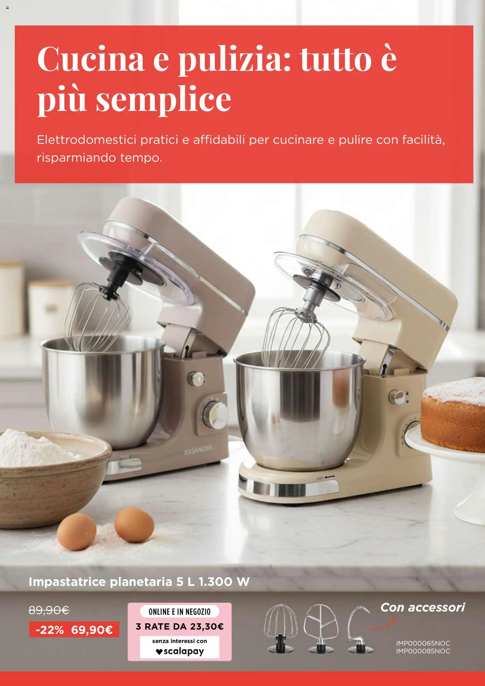 Volantino Kasanova del 09.05.2026 | Pagina: 31 | Prodotti: Impastatrice