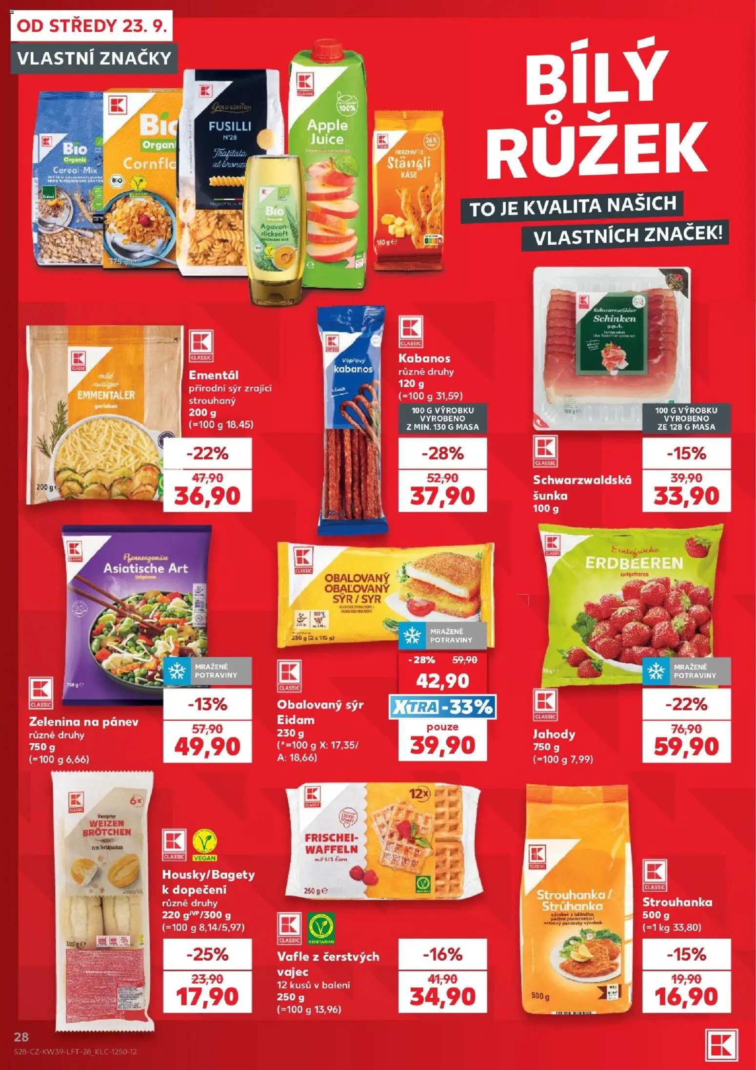 Kaufland leták od 23.09.2026 | Strana: 28