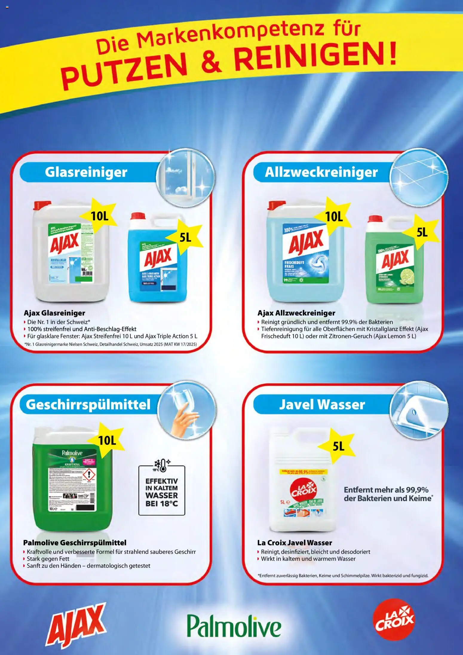 Prodega aktionen – gültig ab 10.08.2026 | Seite: 31 | Produkte: Geschirrspülmittel, Wasser