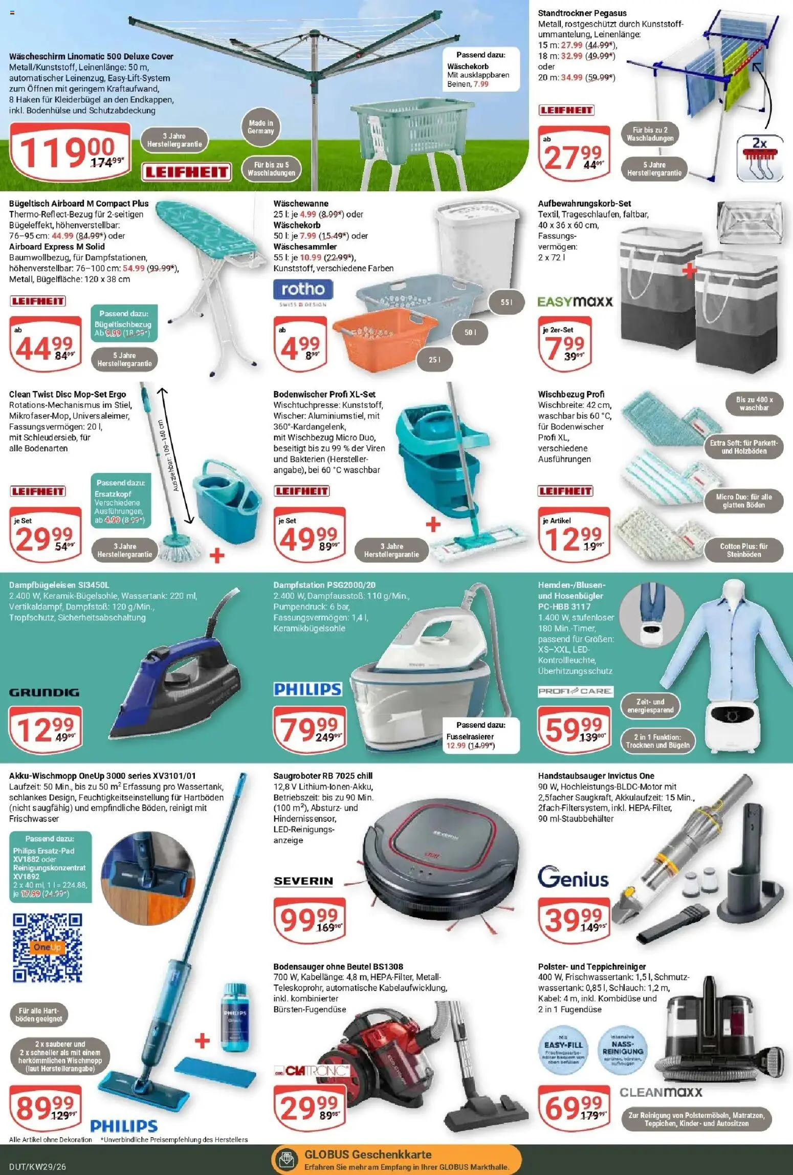 Globus Prospekt Wetzlar-Dutenhofen – gültig ab 13.07.2026 | Seite: 22 | Produkte: Kabel, Philips, Kleiderbügel