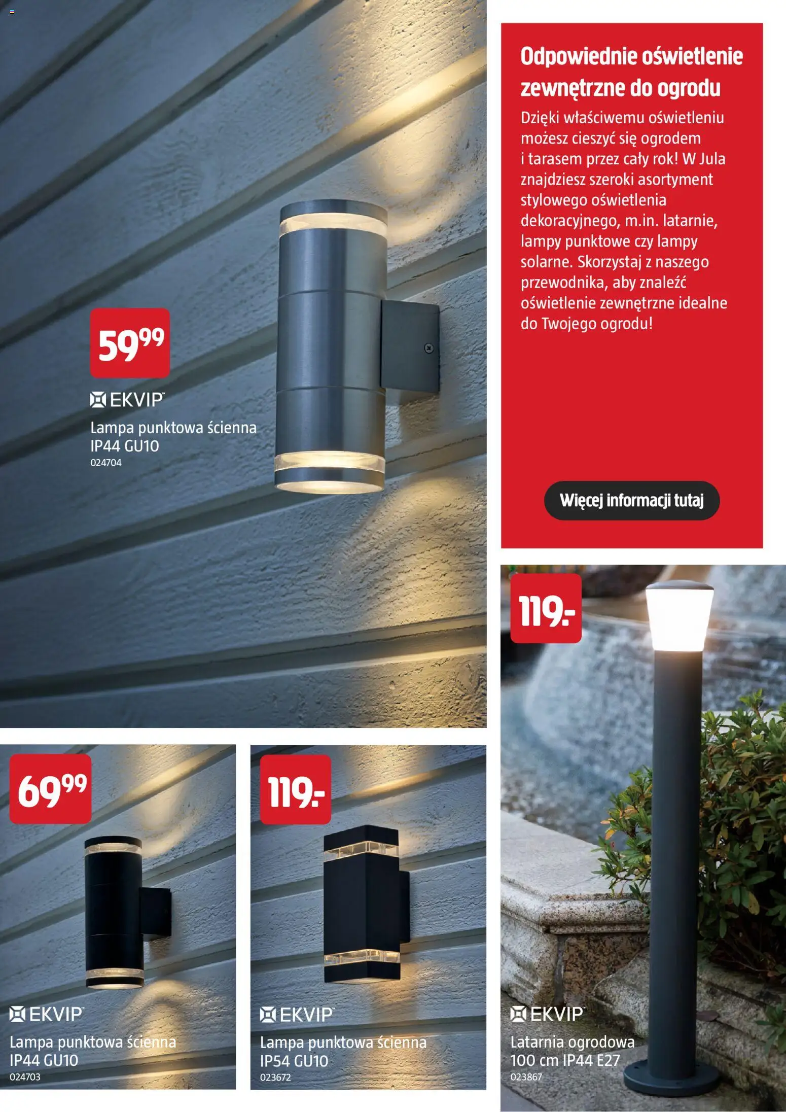 Jula gazetka - Rozpocznij jesienne majsterkowanie od 10.09.2026 | Strona: 49 | Produkty: Oświetlenie, Lampa
