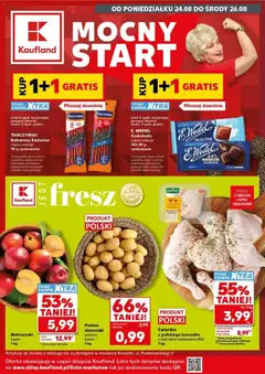 Pogląd oferty "Kaufland gazetka - Mocny start" - ważna od 24.08.2026