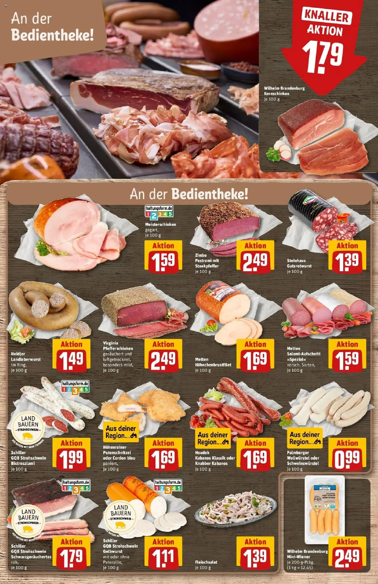 REWE Prospekt ab 31.08.2026 zum Blättern » Angebote | Seite: 10 | Produkte: Wiener wurstchen, Putenschnitzel