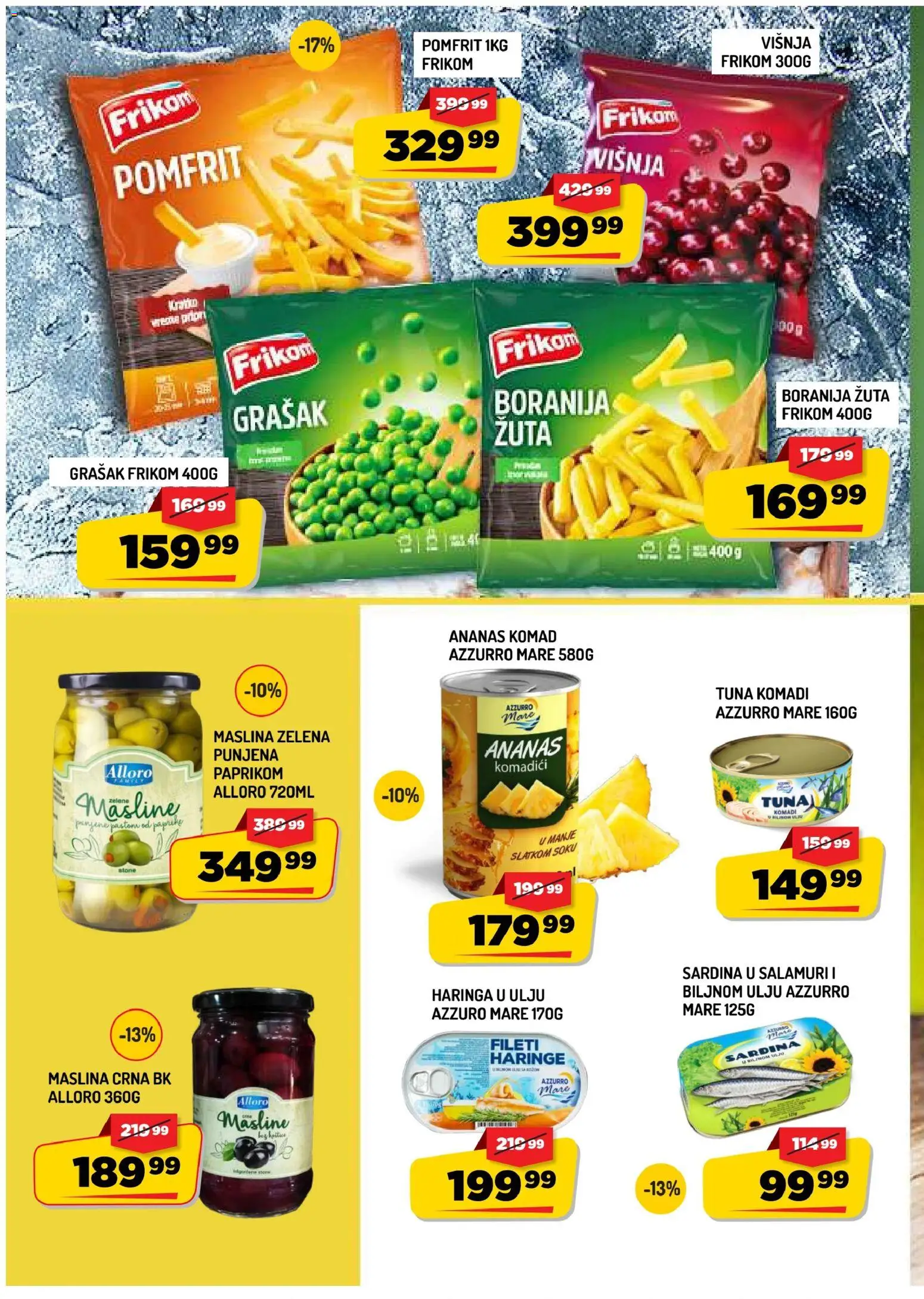 Aman katalog - važi od 04.09.2026 | Strana: 6 | Proizvode: Tuna, Masline, Grašak, Haringa