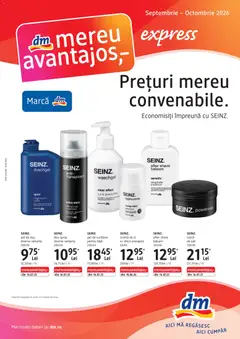 Ofertele DM drogeriemarkt valabile de la 10.09.2026