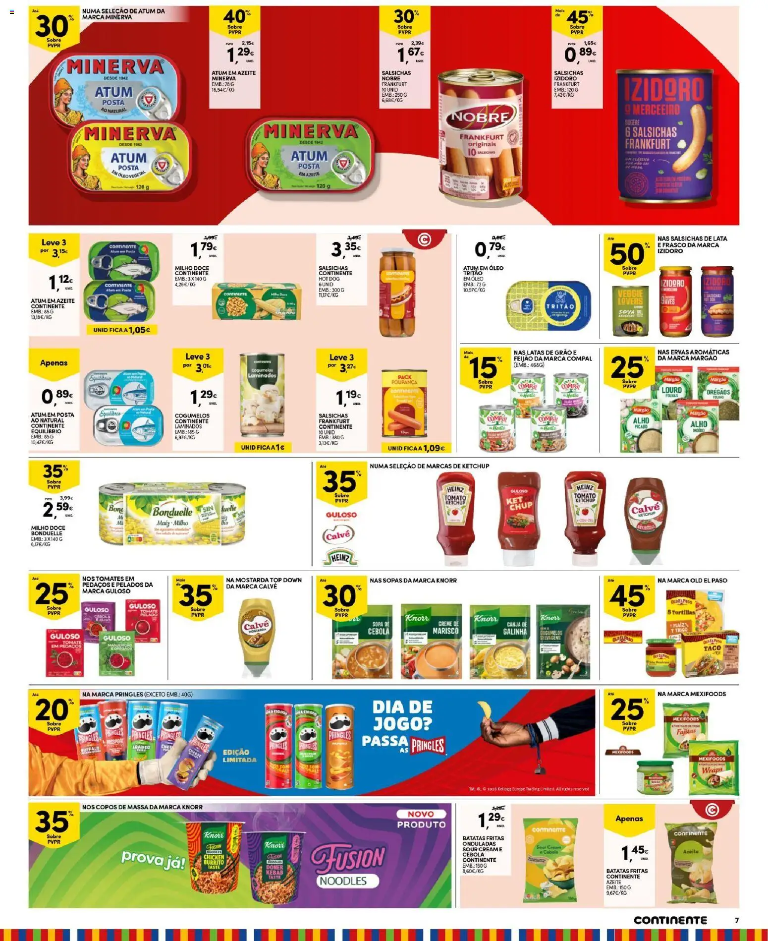 Continente Madeira │ válido de 14/07/2026 | Página: 7 | Produtos: Orégãos, Cebola, Massa, Creme