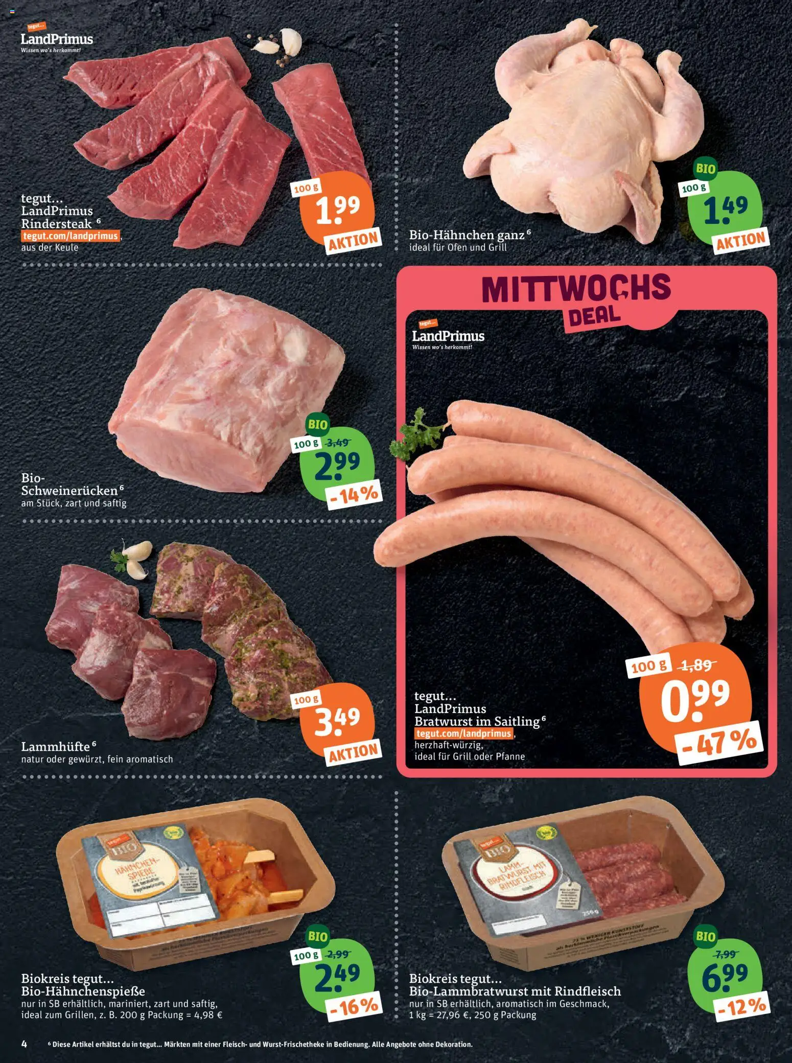Tegut Prospekt – gültig ab 19.06.2026 | Seite: 6 | Produkte: Ofen, Grill, Rindfleisch, Fleisch