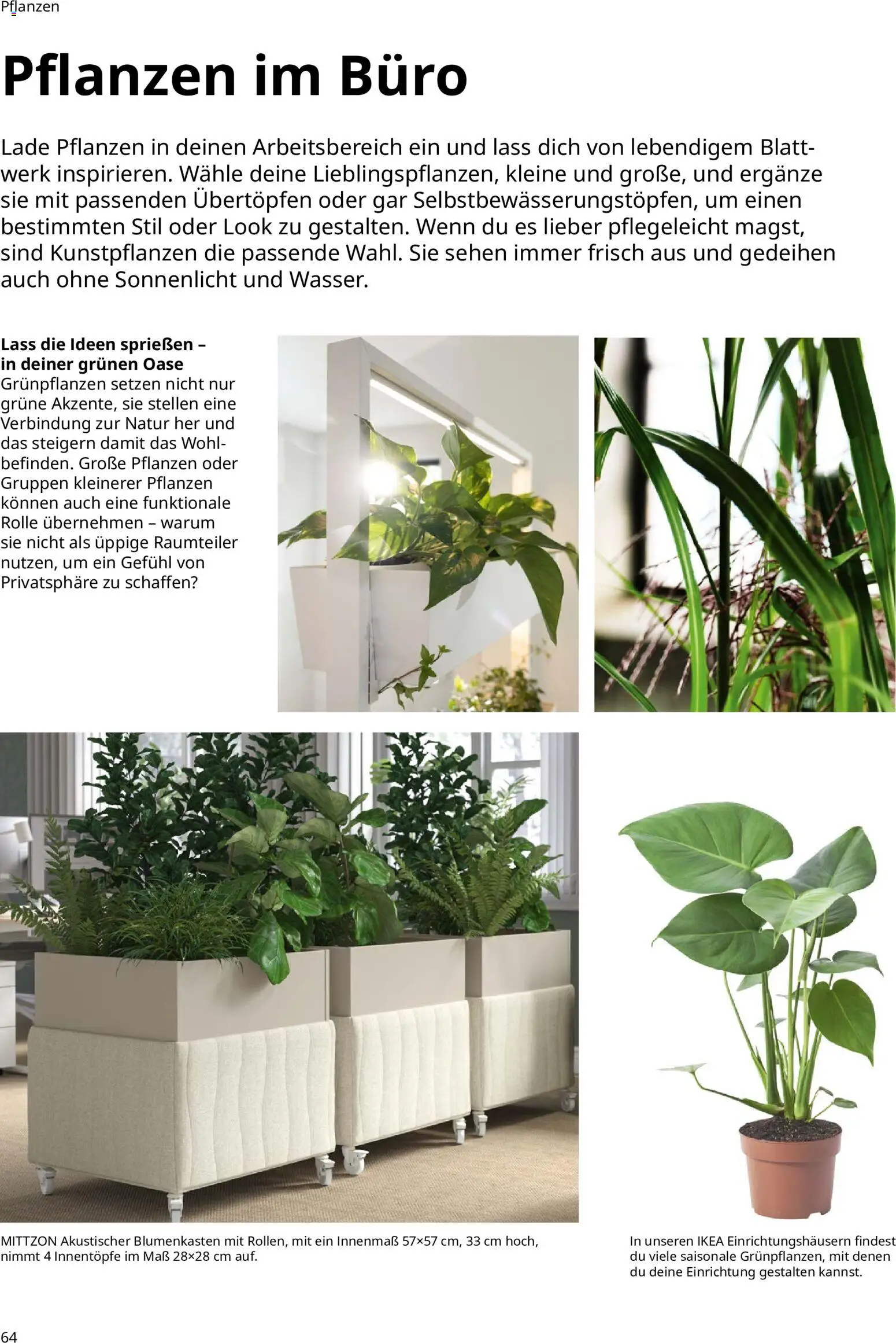 Ikea Büroeinrichtung – gültig ab 01.04.2026 | Seite: 64 | Produkte: Raumteiler