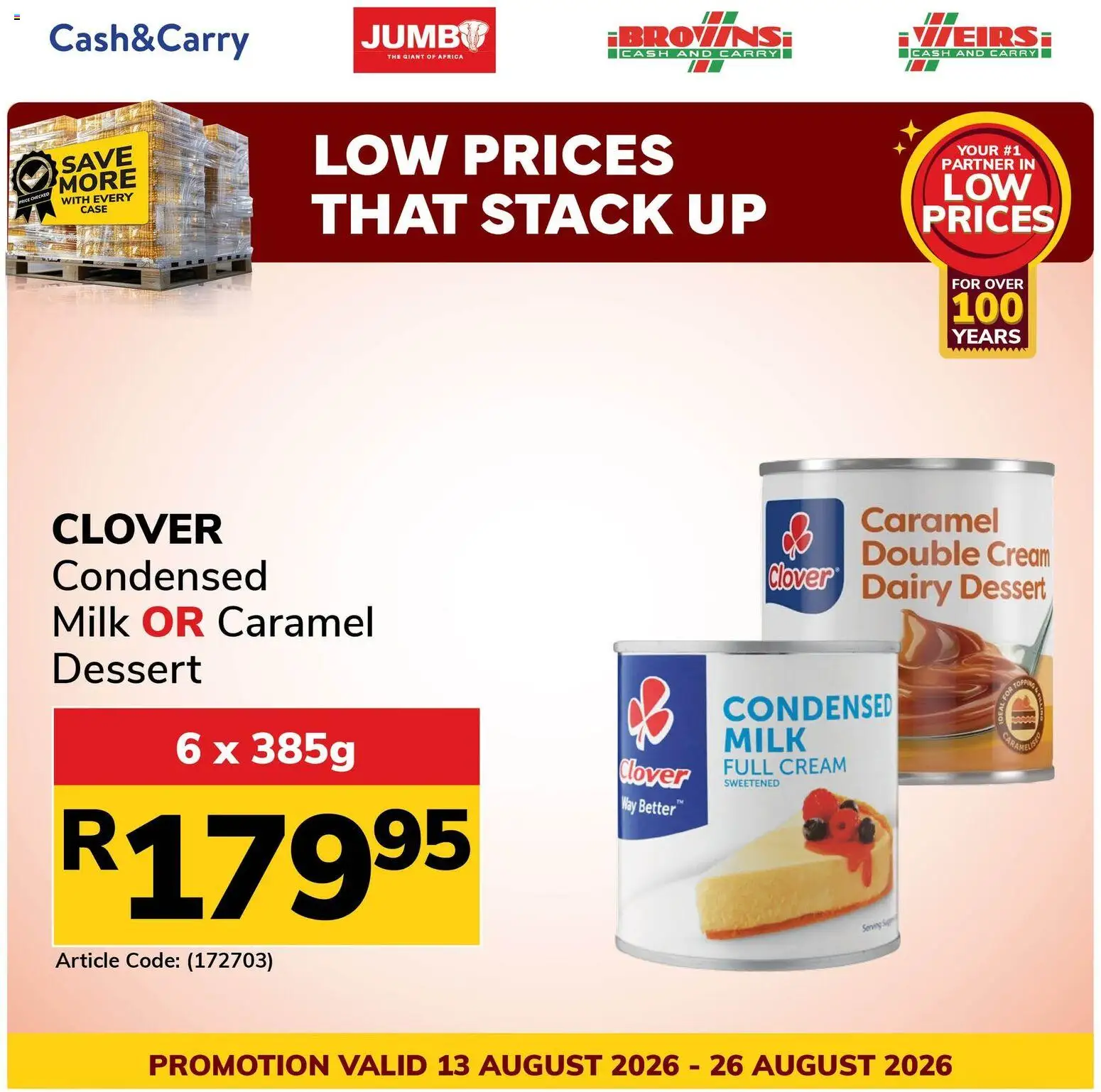 New Jumbo catalogue – valid from 13/08/2026 | Page: 2 | Products: Dessert, Milk, Cream, Caramel