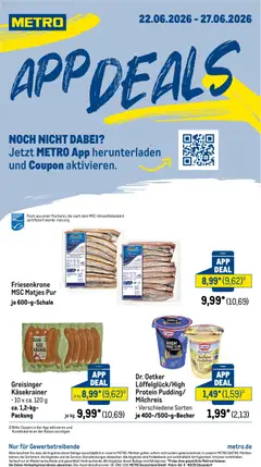 Metro App Deals ab 22.06.2026 gültig