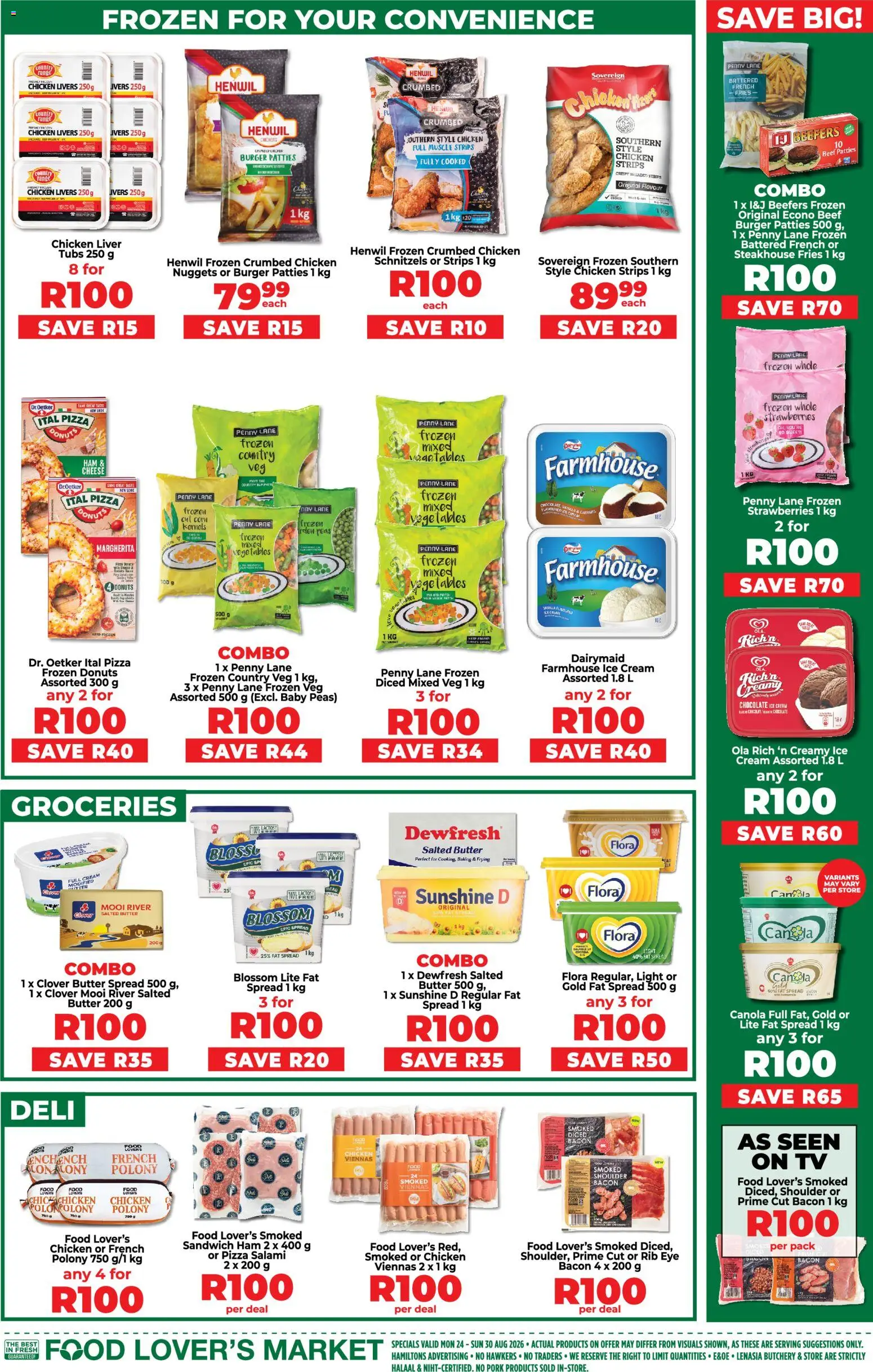 New Food Lover's Market catalogue – valid from 24/08/2026 | Page: 7 | Products: Vanilla, Beef, Ice cream, Vegetables