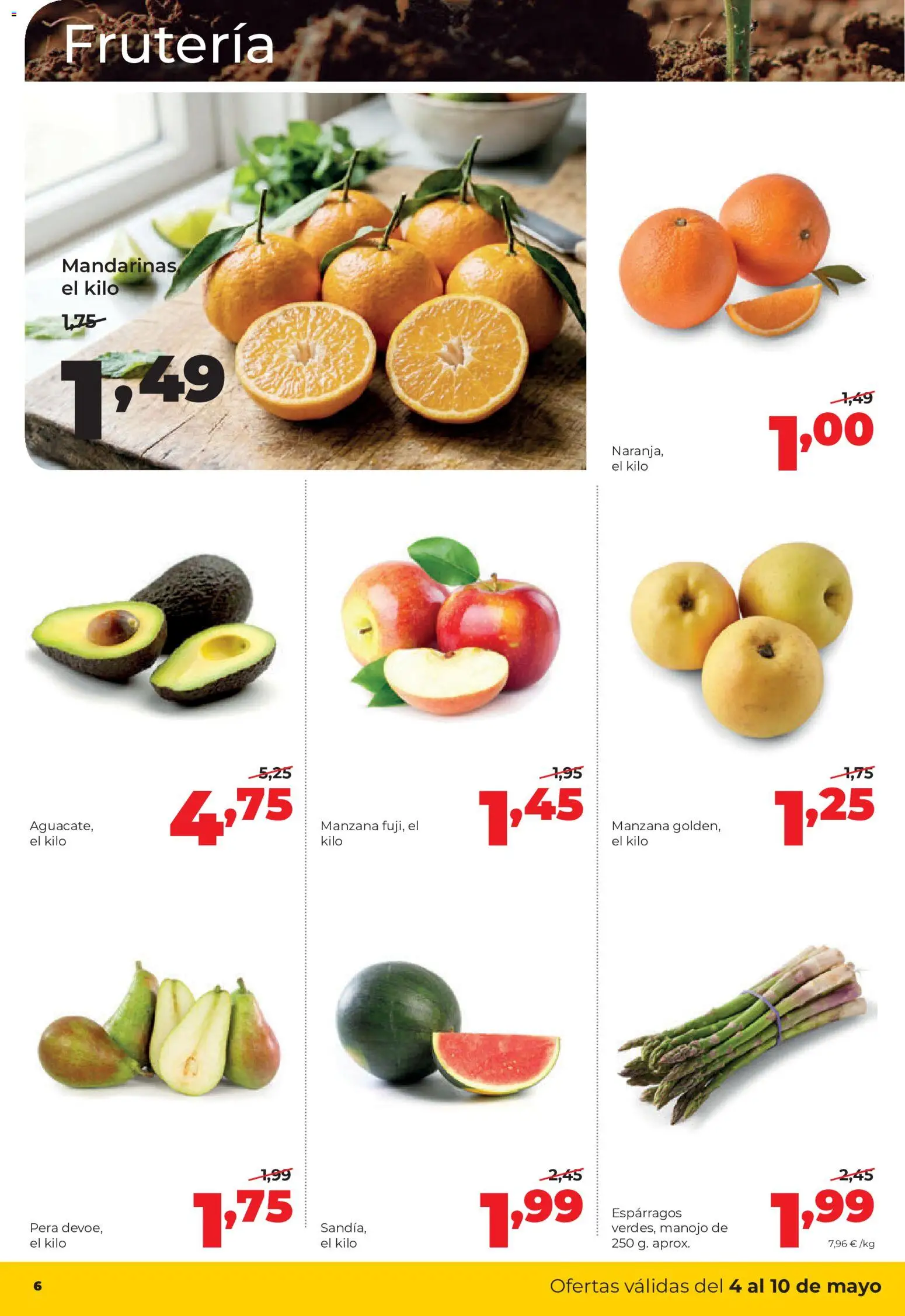 Alimerka folleto Castilla y León │ válido desde el 04.05.2026 | Página: 6 | Productos: Νερό καρύδας, Mandarinas, Manzana