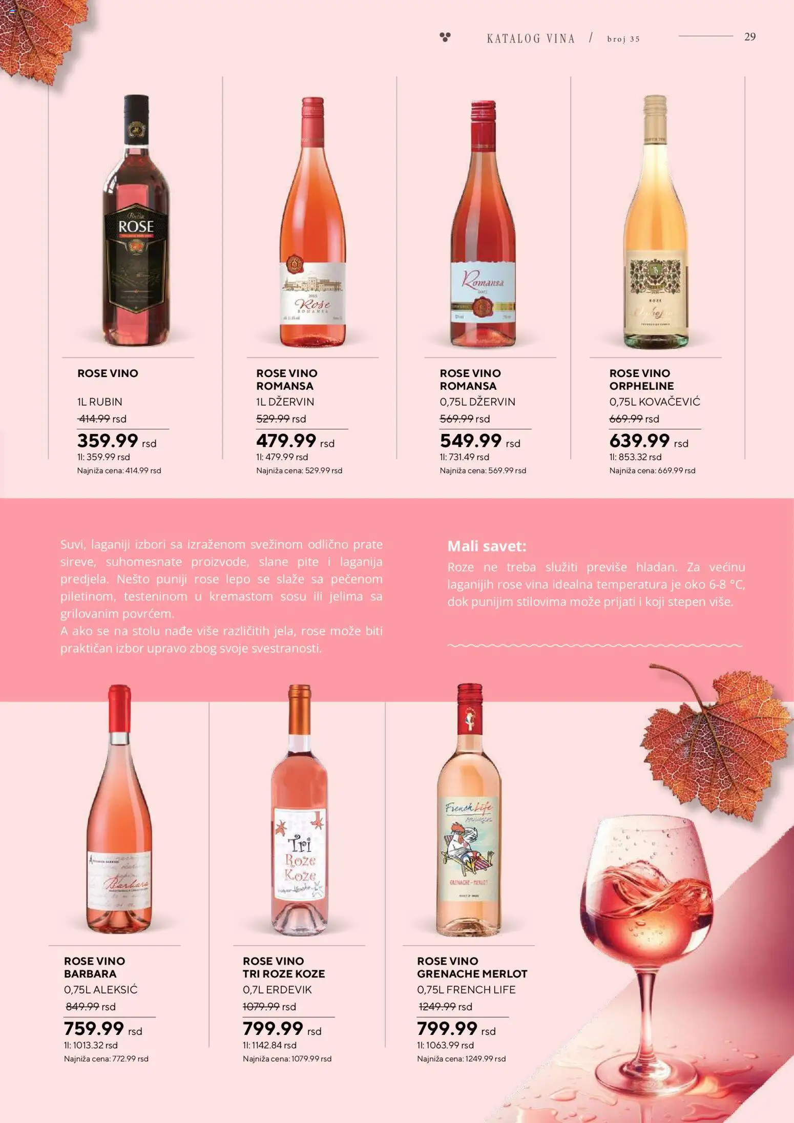 Idea katalog - važi od 26.10.2026 | Strana: 29 | Proizvode: Rose vino, Vino