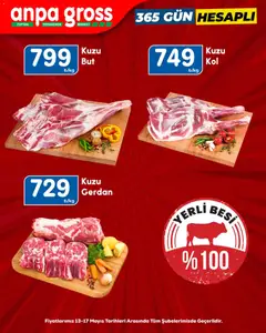 13.05.2026 tarihinden itibaren geçerli olan Anpa Gross kataloğu önizlemesi