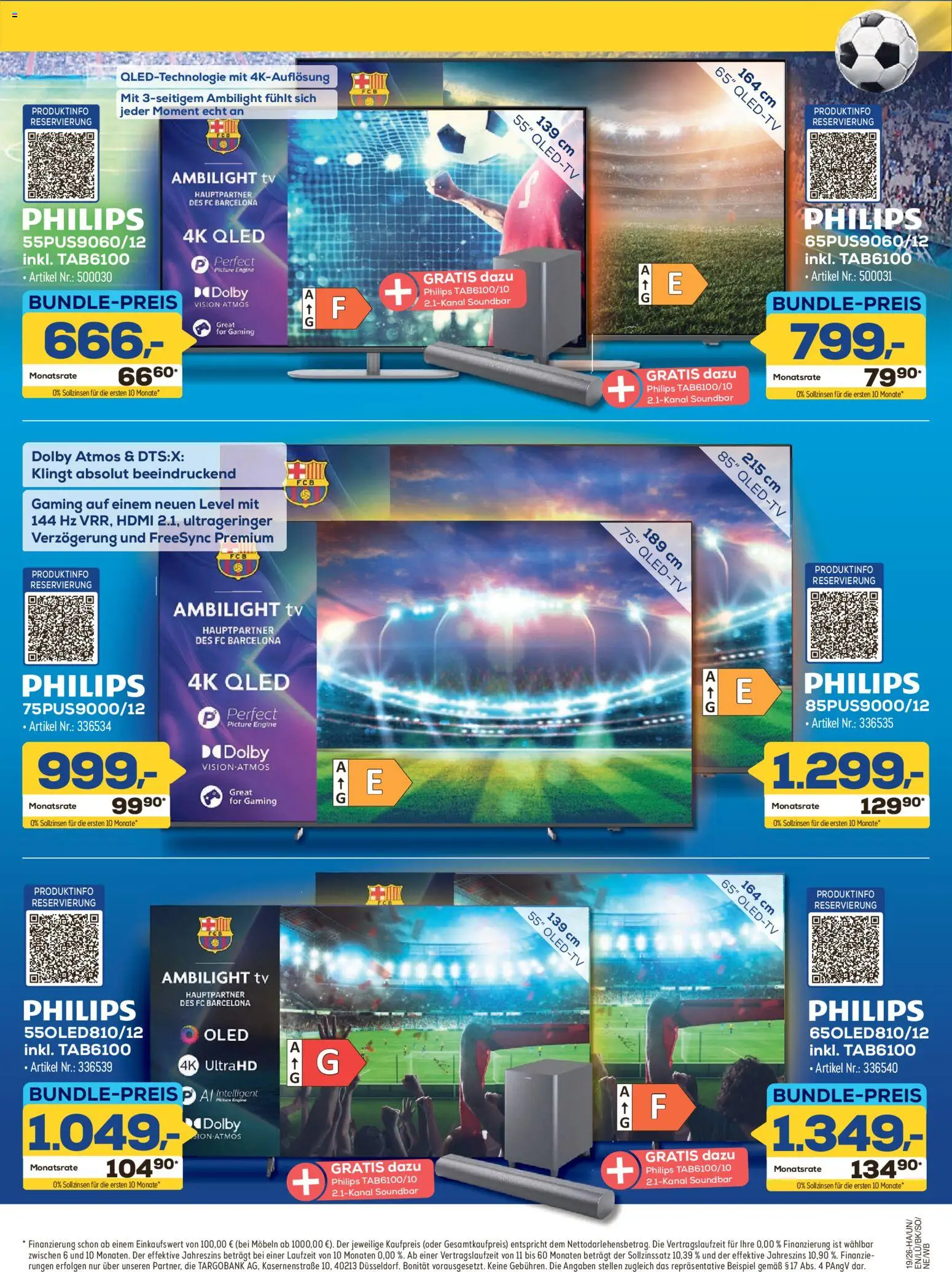 Euronics Prospekt Berlet – gültig ab 30.04.2026 | Seite: 3 | Produkte: Philips, Soundbar, TV