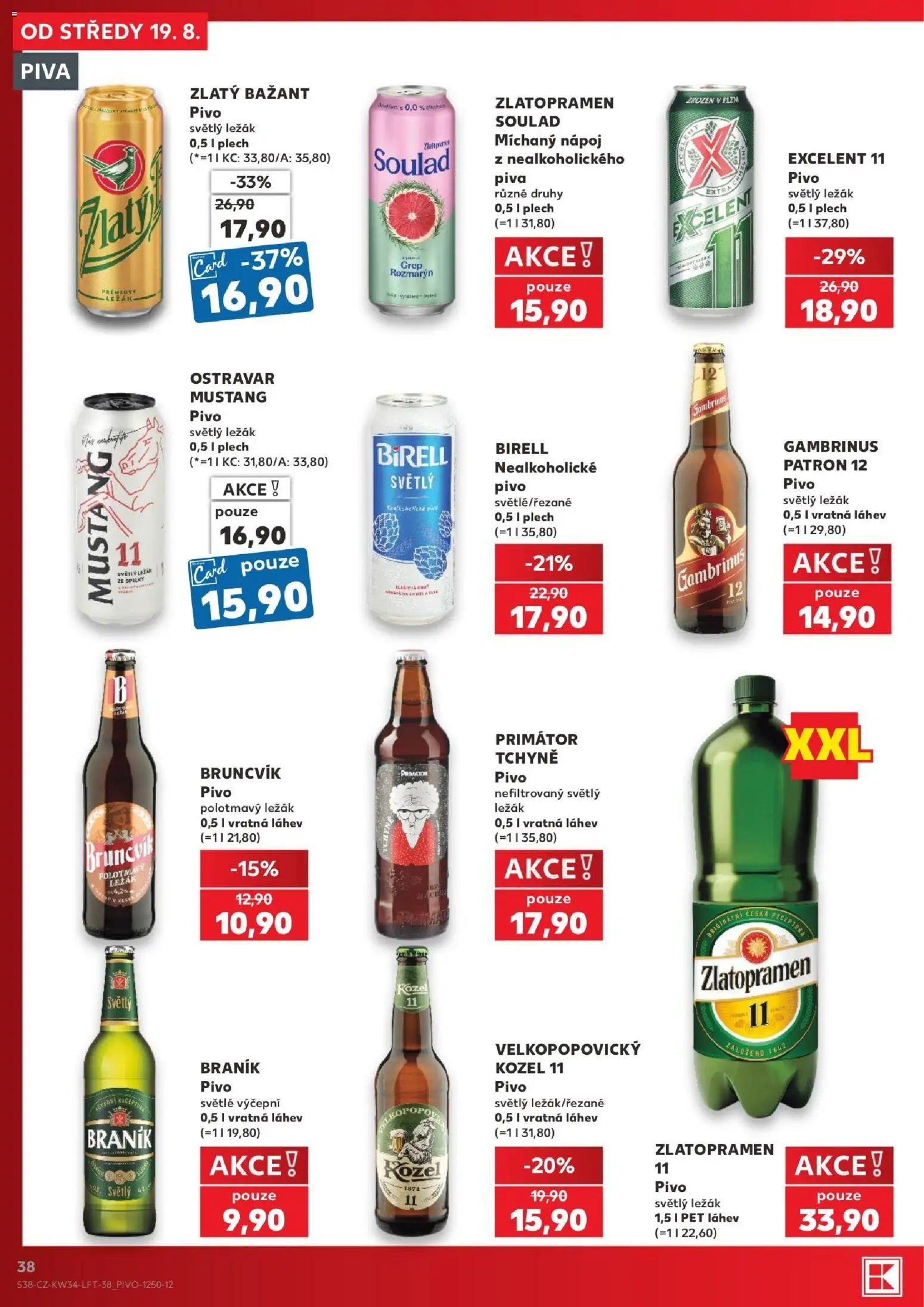 Kaufland leták - Ostrava od 19.08.2026 | Strana: 38