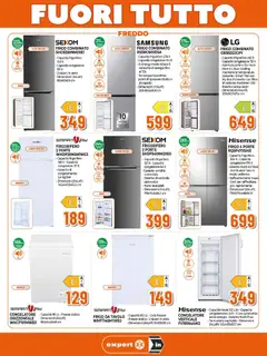 Anteprima del volantino Ipercoop volantino Expert valido a partire dal 30/07/2026 | Pagina: 3 | Prodotti: Compressore, Freezer, Tavolo, Samsung