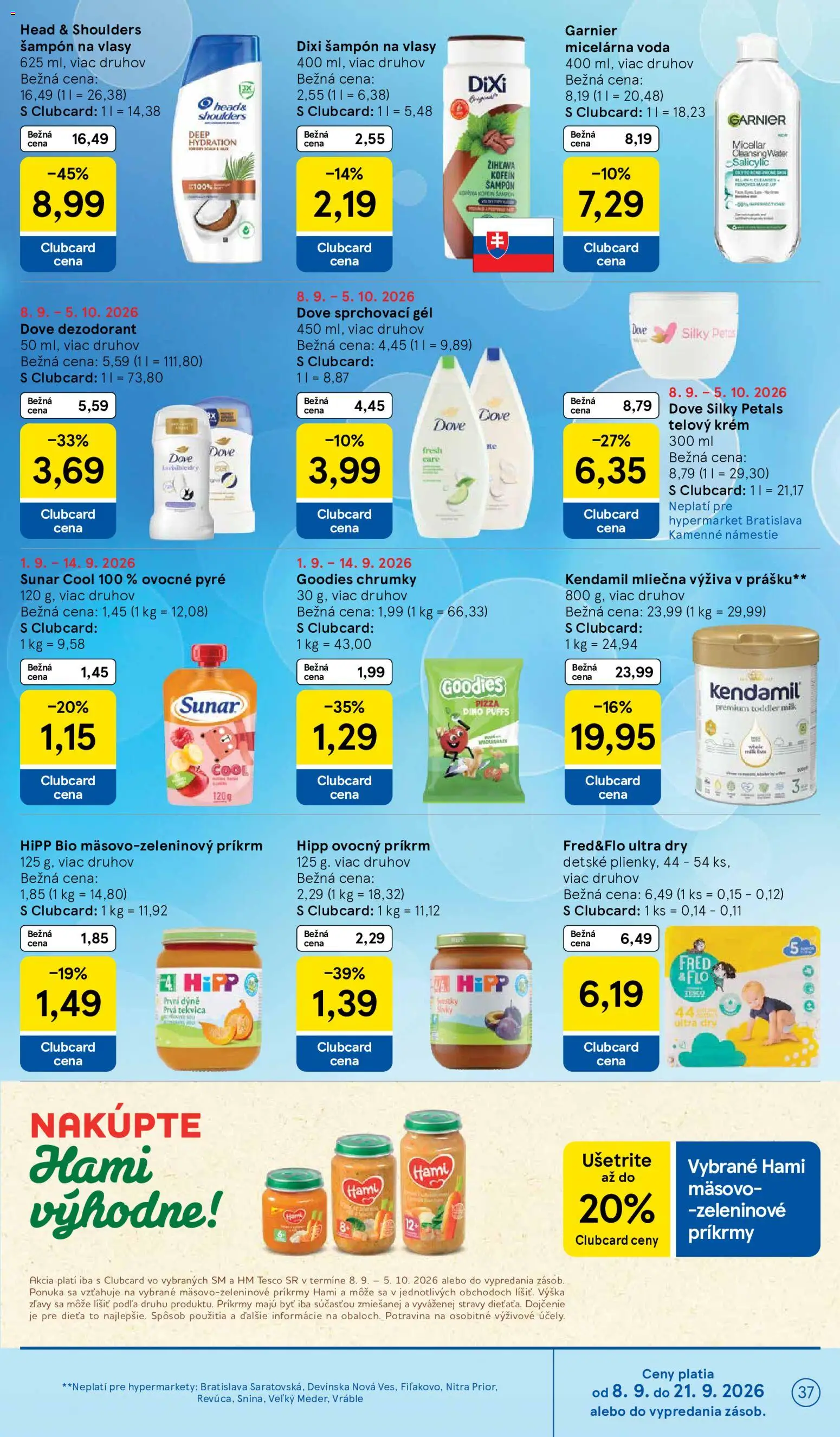 Nové Tesco akcie – leták je platný od 09.09.2026 | Strana: 37