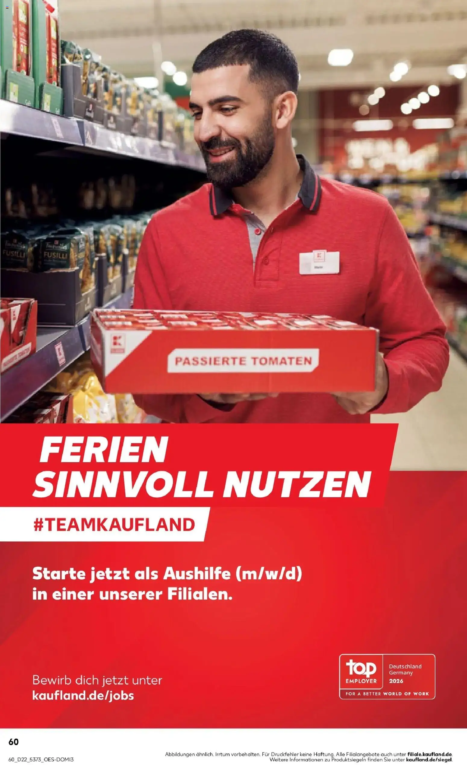 Kaufland Prospekt Stade – gültig ab 26.05.2026 | Seite: 65 | Produkte: Box, Tomaten, Pasta