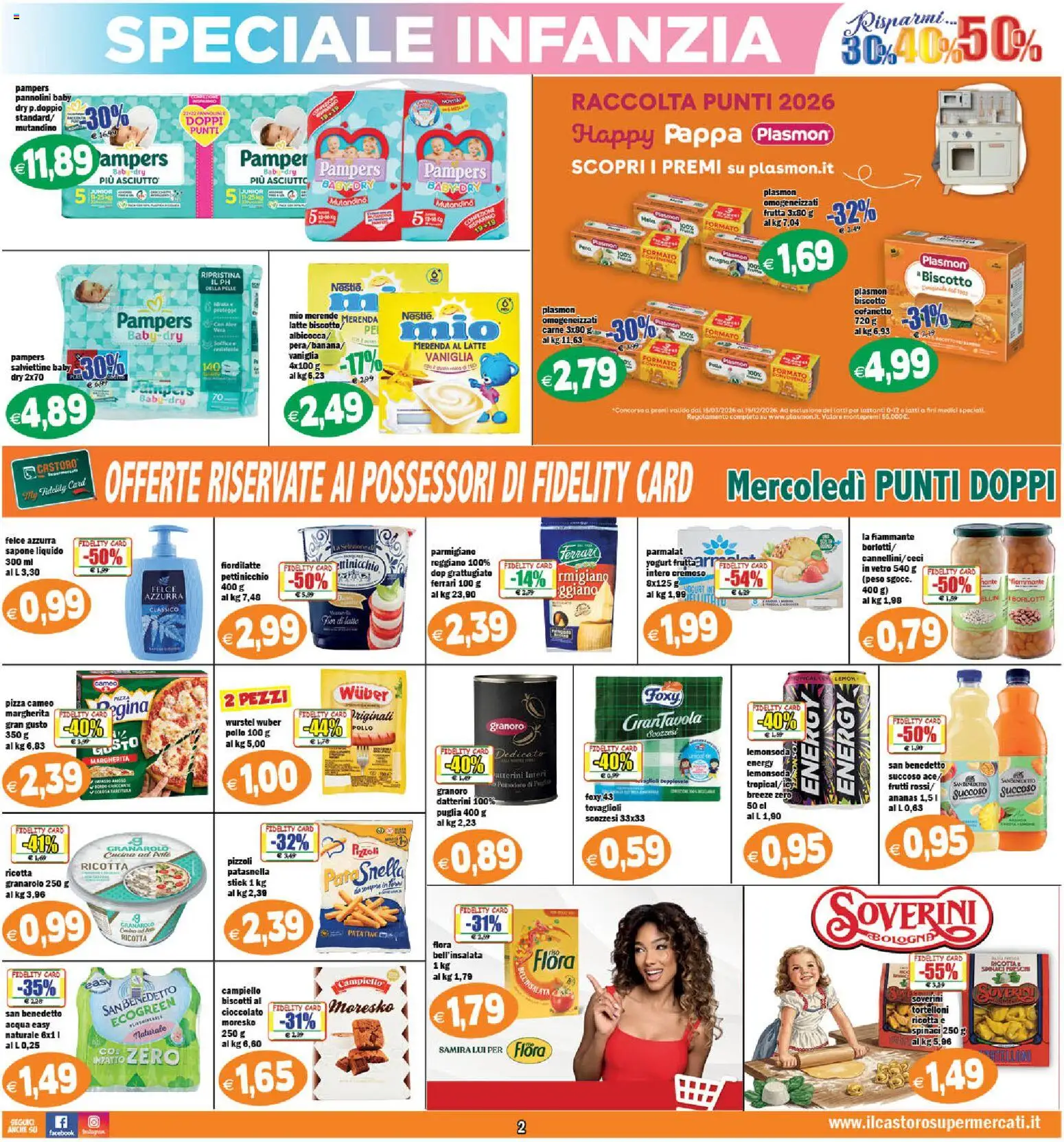 Volantino Il Castoro del 29.05.2026 | Pagina: 2 | Prodotti: Yogurt, Cioccolato, Pizza, Biscotti