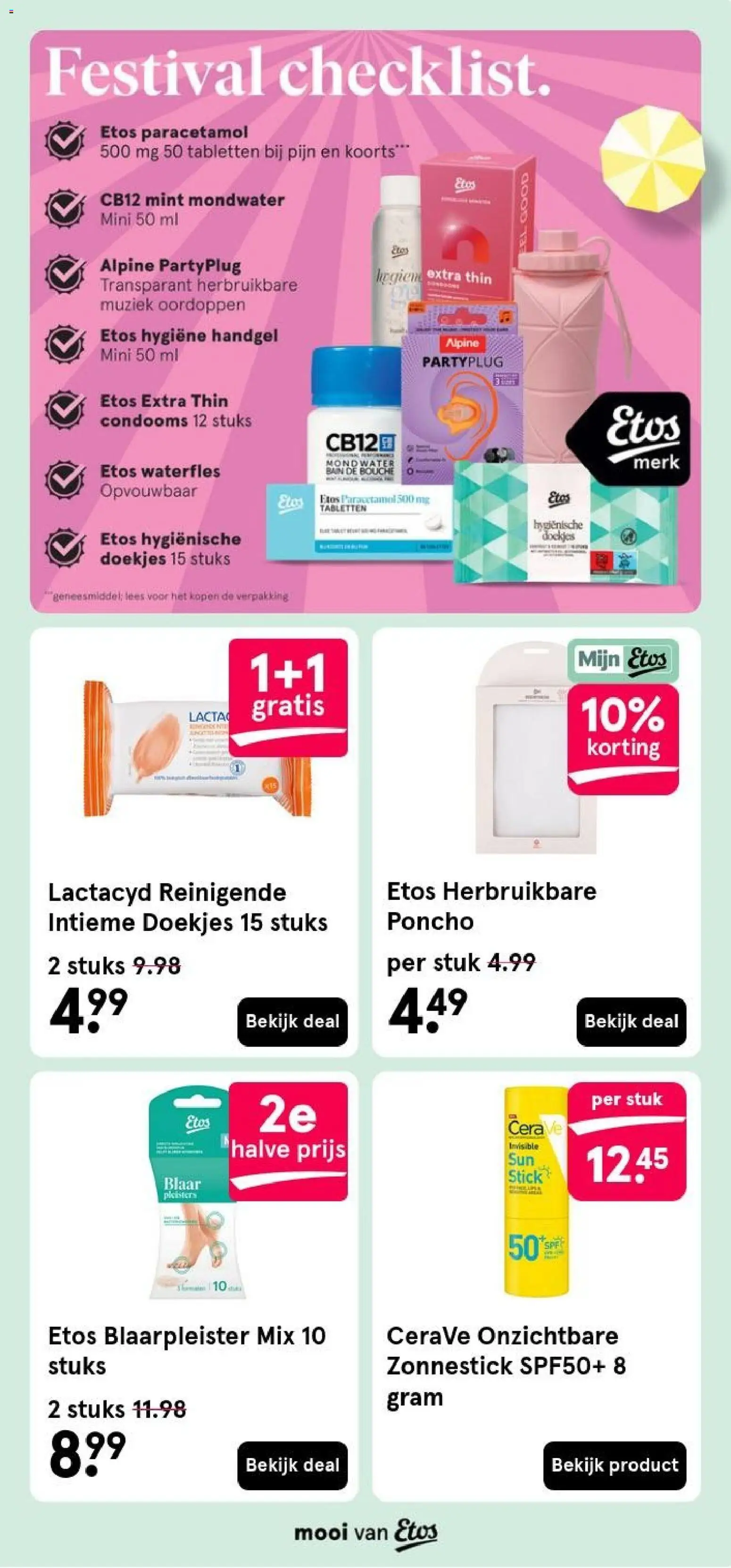 {H1} | Pagina: 13 | Producten: Mondwater, Poncho, Ostyalap, Waterfles