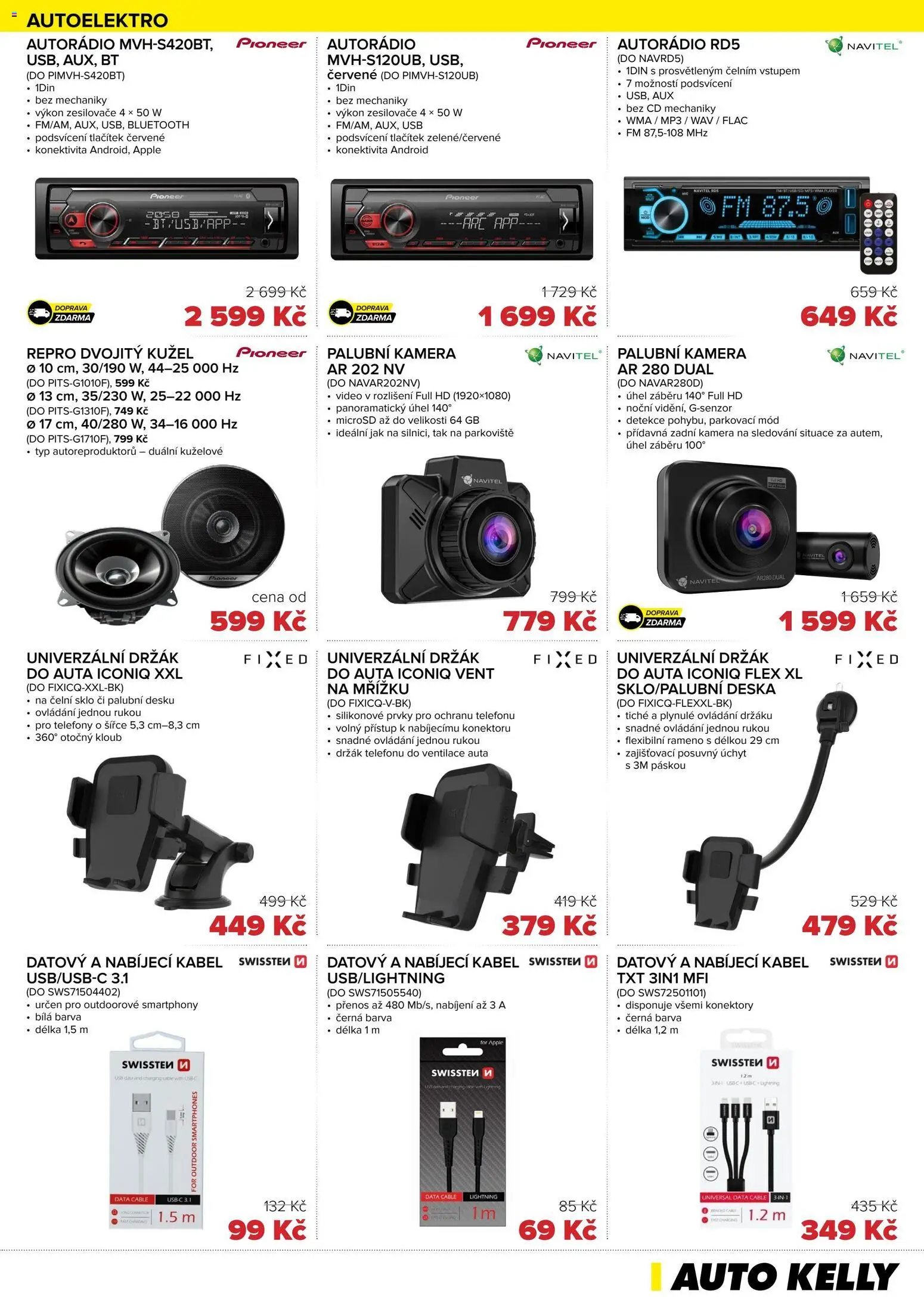 Auto Kelly leták od 30.06.2026 | Strana: 3 | Produkty: Telefony, Kamera, USB, Cd